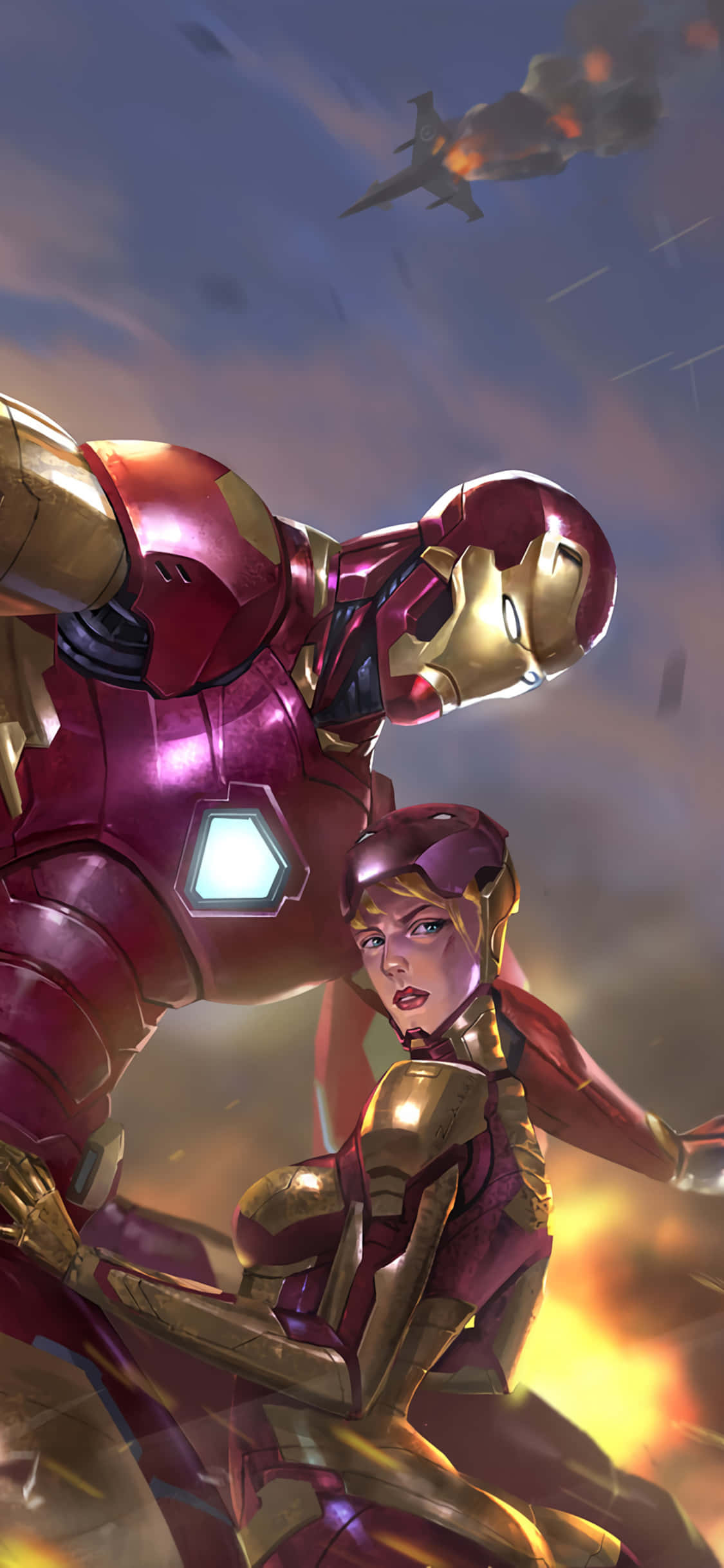 Pepper Potts står modig Bakgrunner