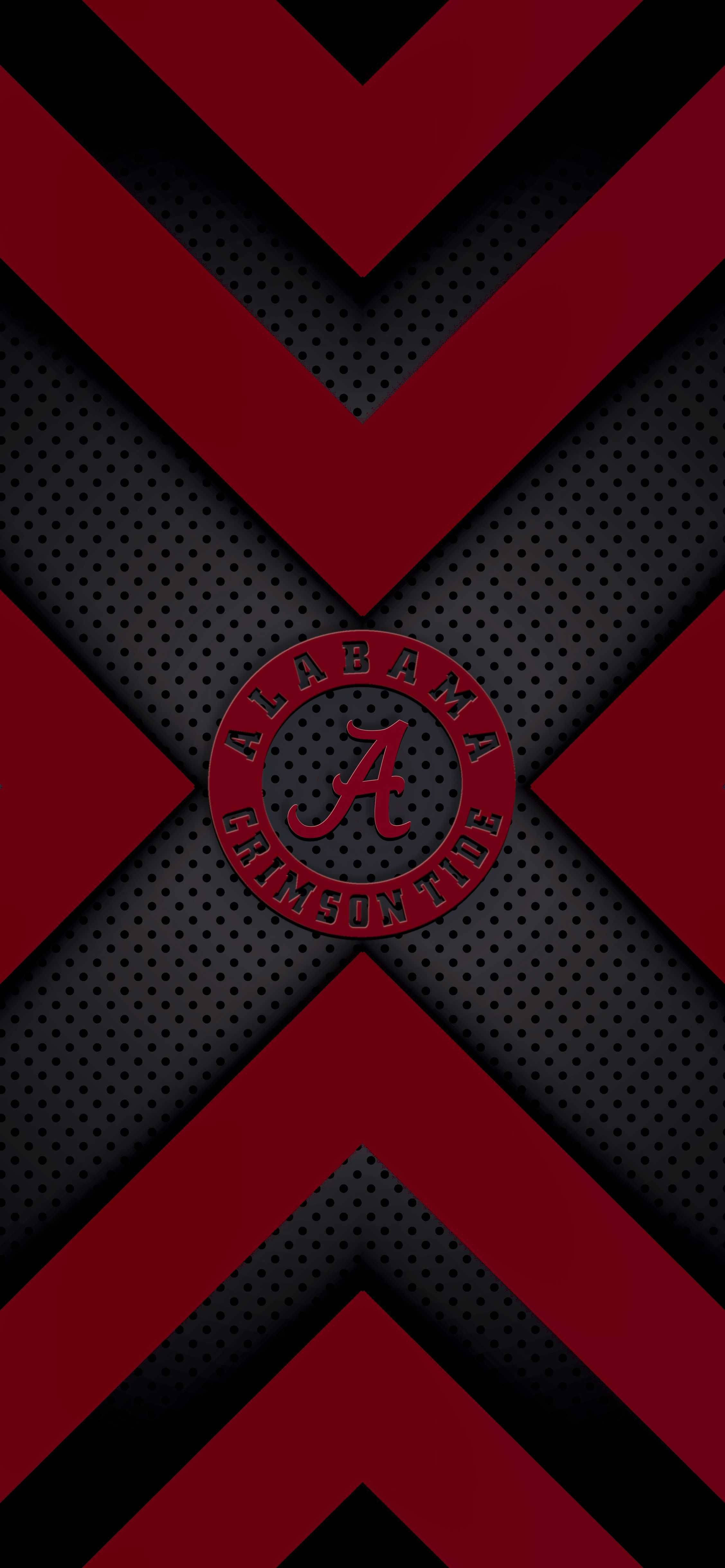 Perforert Alabama Crimson Tide Bakgrunner
