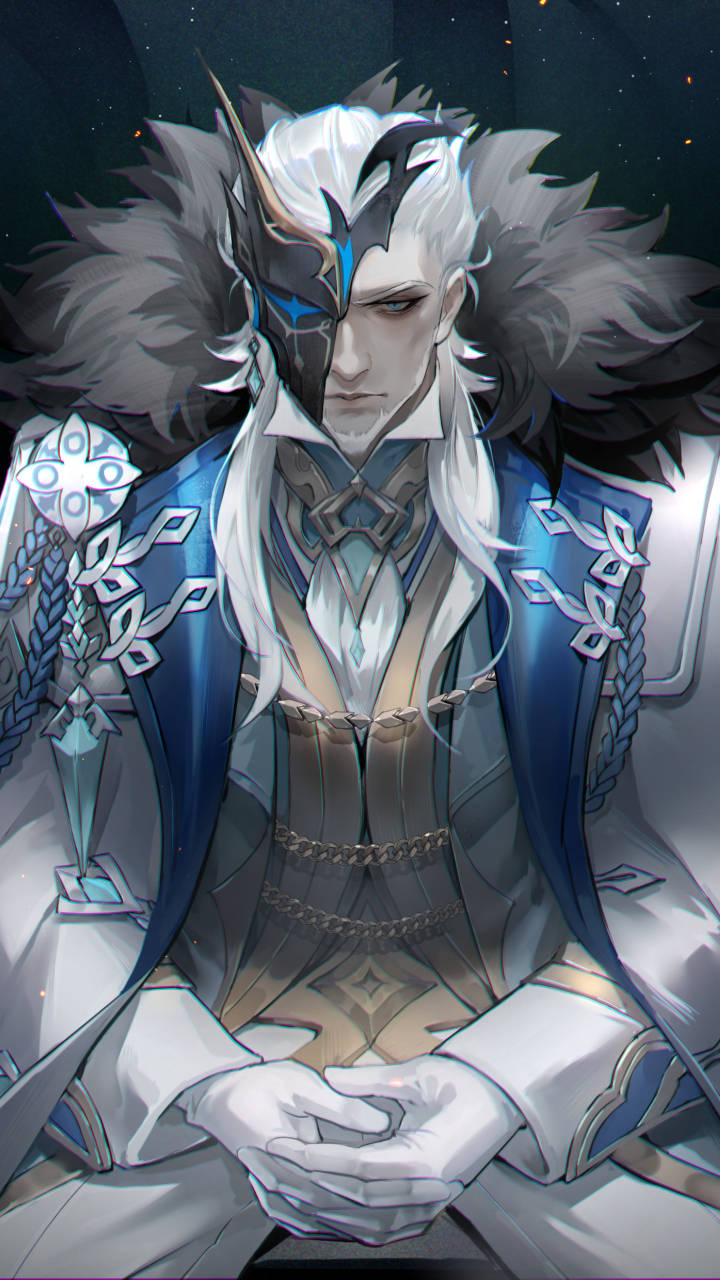 Pierro Fanart Genshin Impact Telefon Bakgrunner