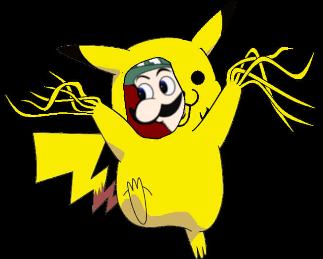 Pikachu tegneserie mashup Bakgrunner
