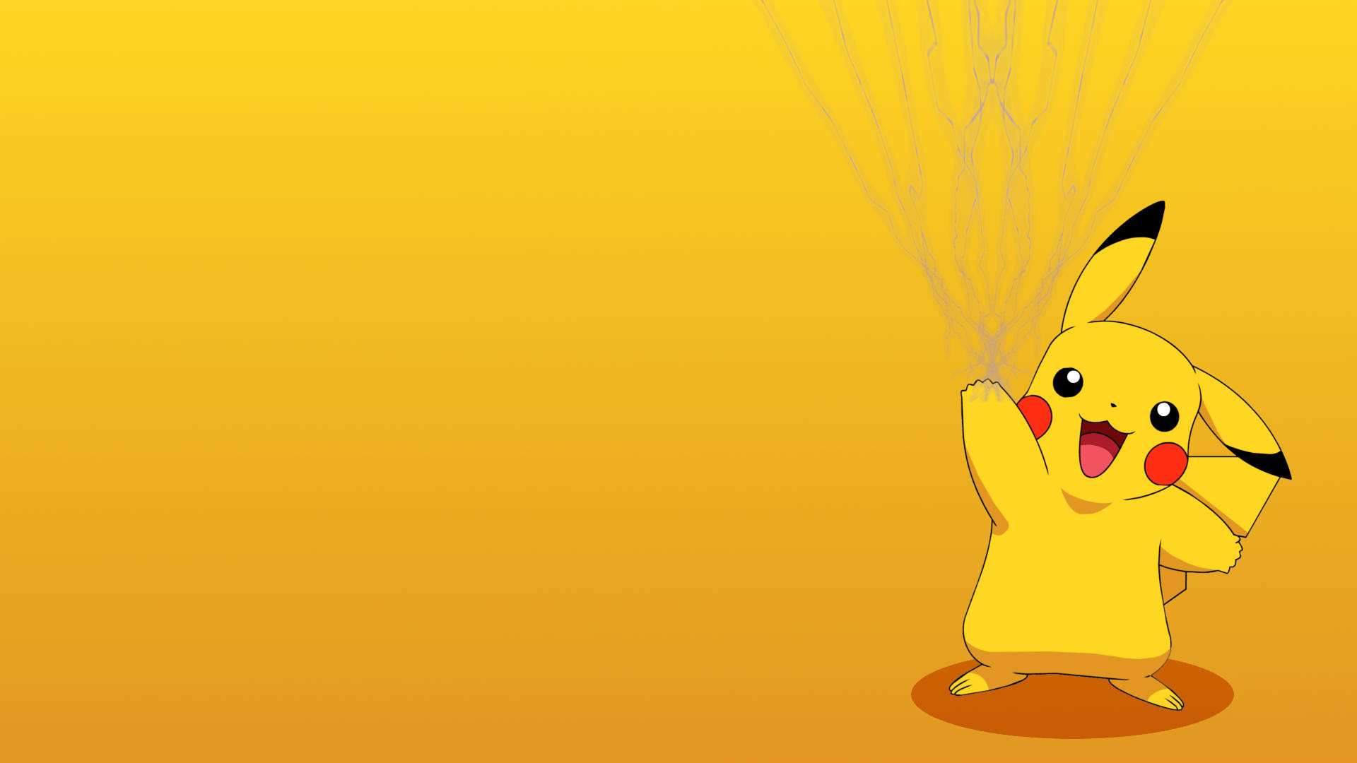 Pikachu utløser et kraftig tordenangrep Bakgrunner