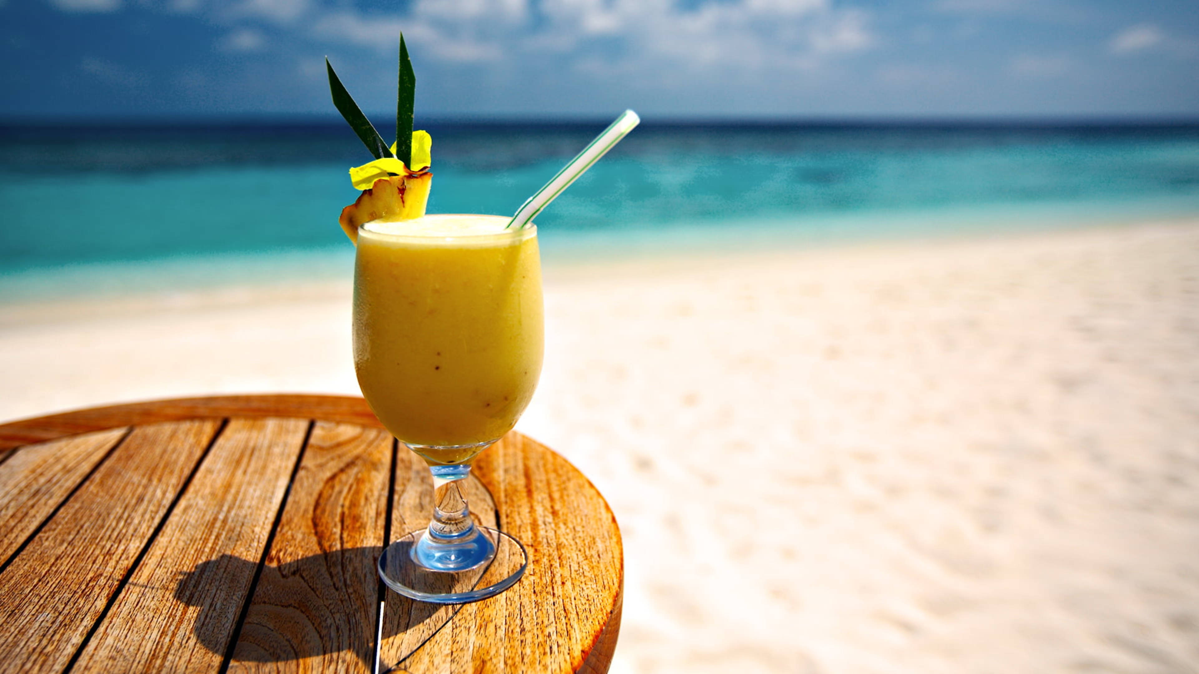 Pina Colada Tropisk Drink Bakgrunner