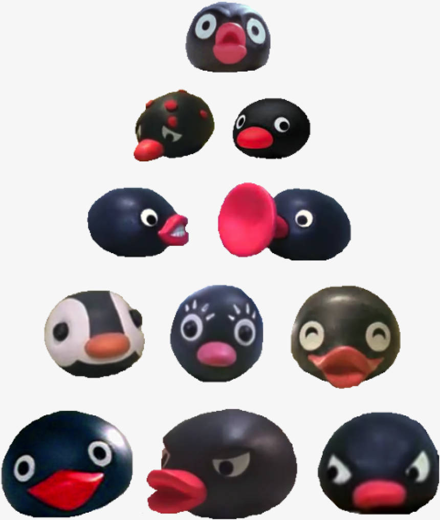 Pingu Characters Face Bakgrunner