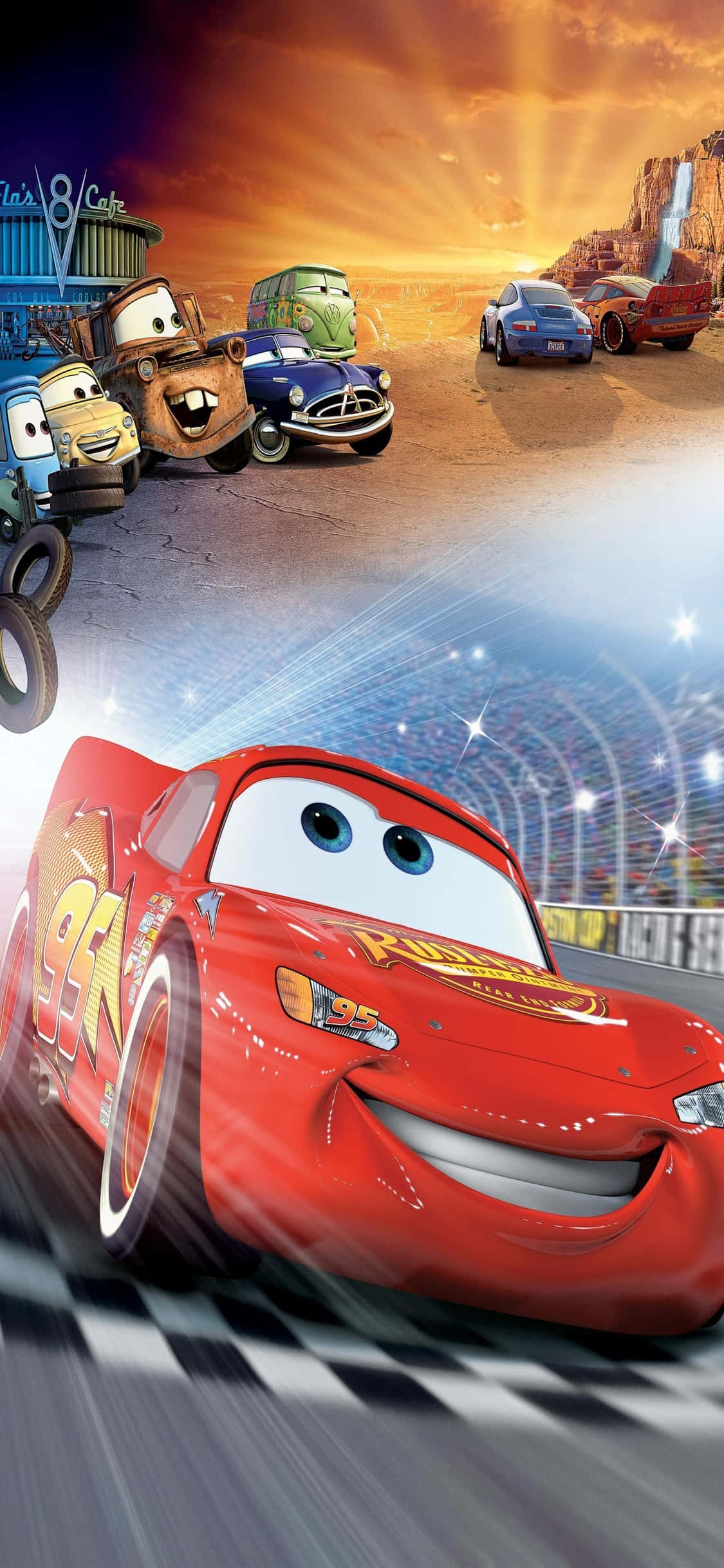 Piston Cup Seire iPhone X Biler Bakgrunn Bakgrunner
