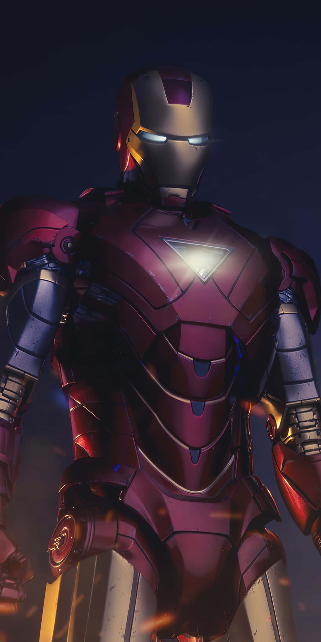 Pixel 3 Iron Man Ripset Rustning Bakgrunn Bakgrunner
