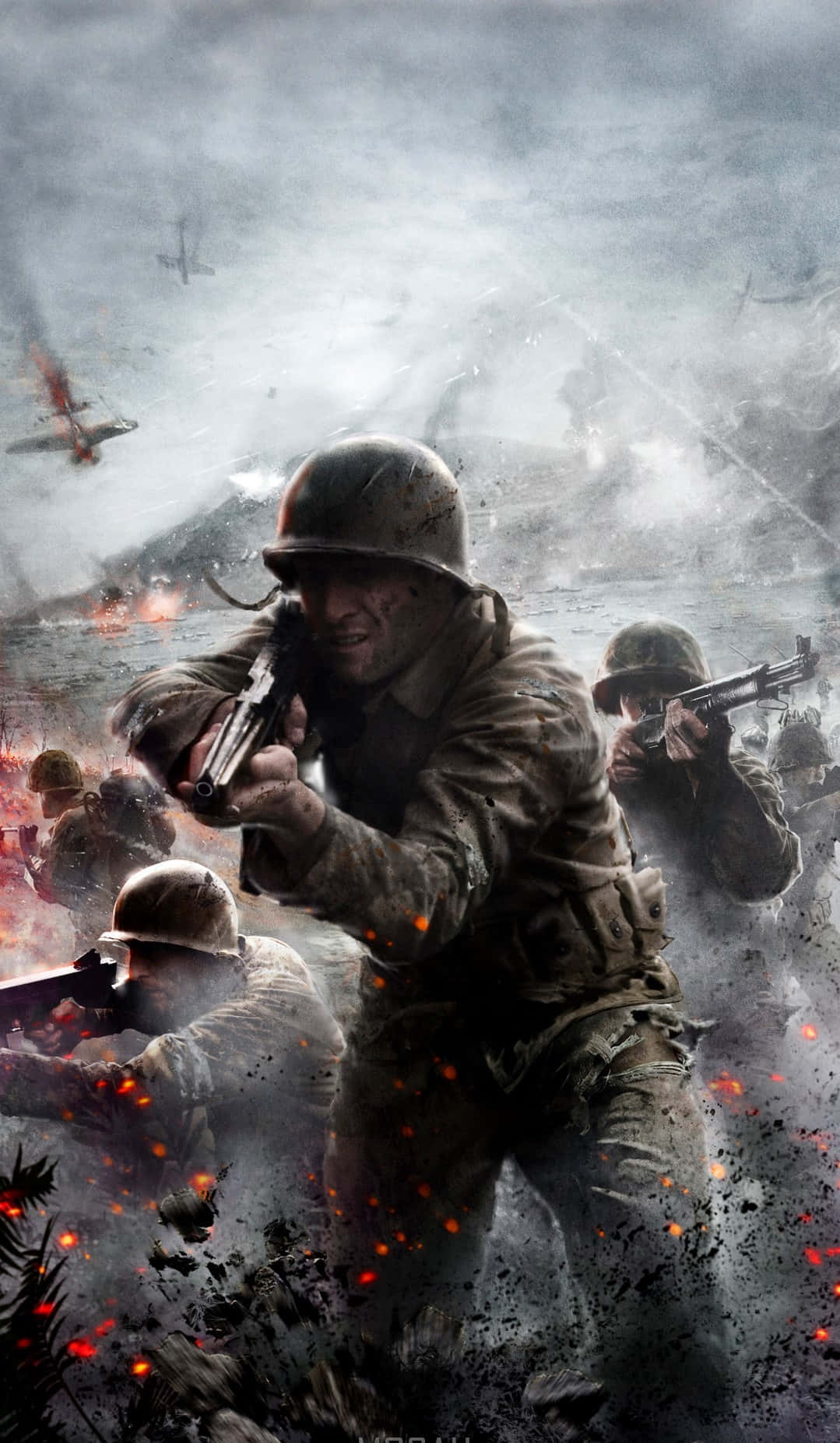 Pixel 3xl Battlefield 1 bakgrunn soldater i askemiljø Bakgrunner