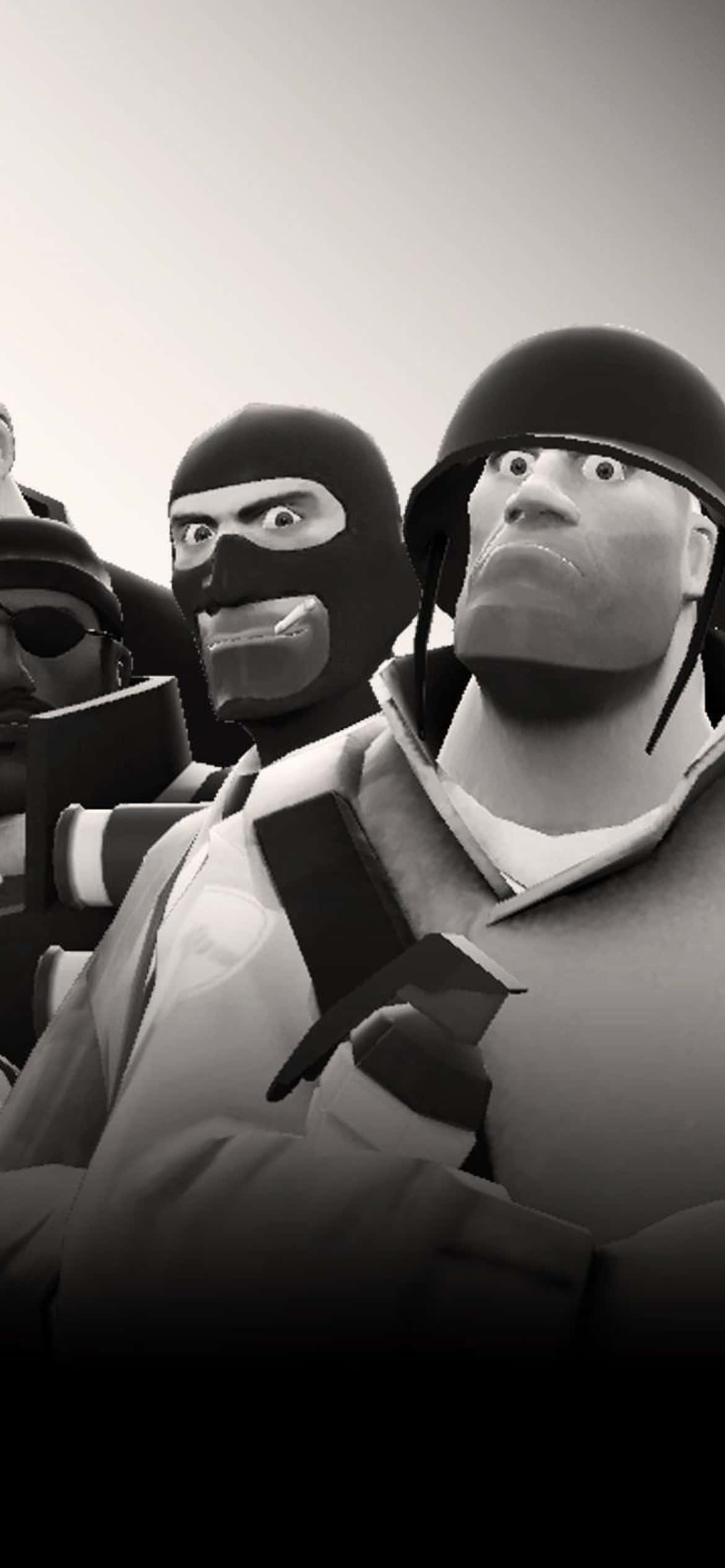 Pixel 3xl Team Fortress 2 Bakgrunn Spion & Soldat Bakgrunner