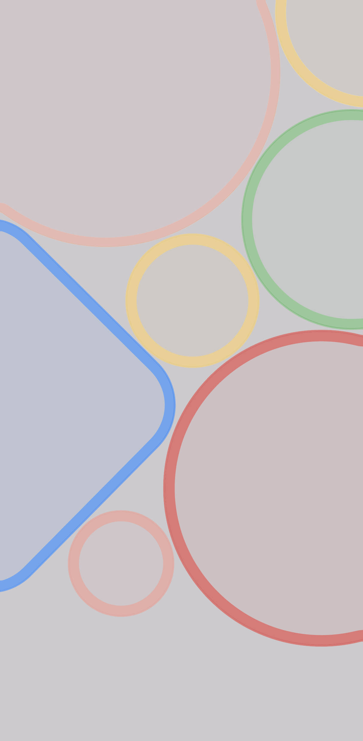 Pixel 5 Minimalistiske Omrissformer Bakgrunner