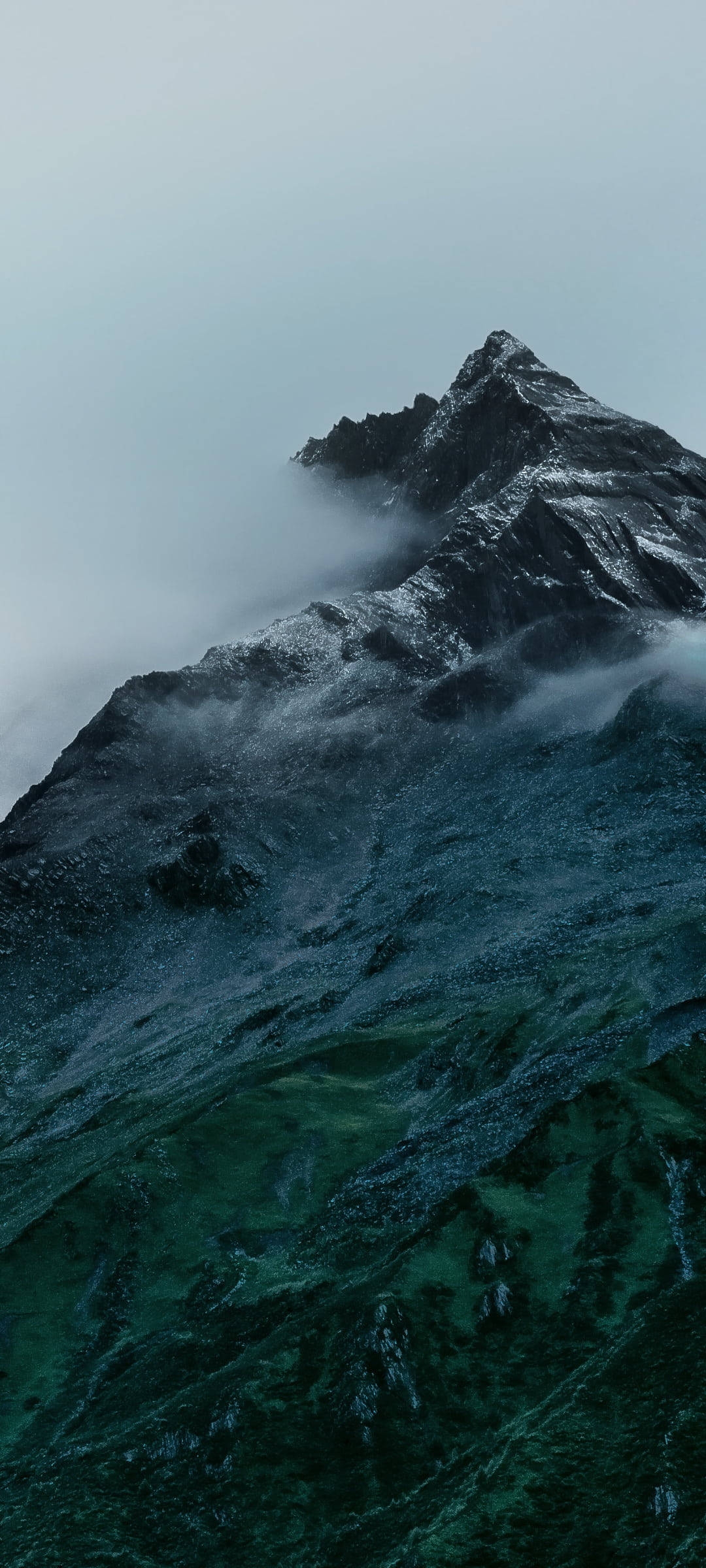 POCO X2 Tåkete Fjell Bakgrunner