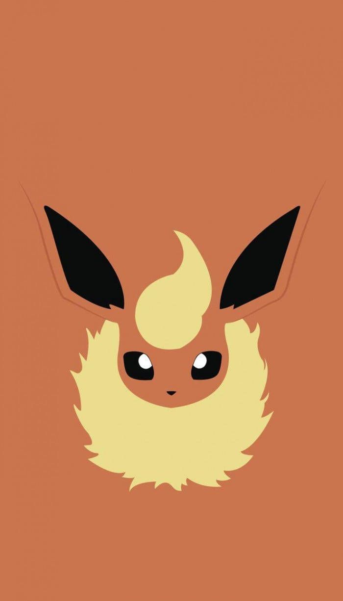 Pokemon Flareon ansikt forfra Bakgrunner