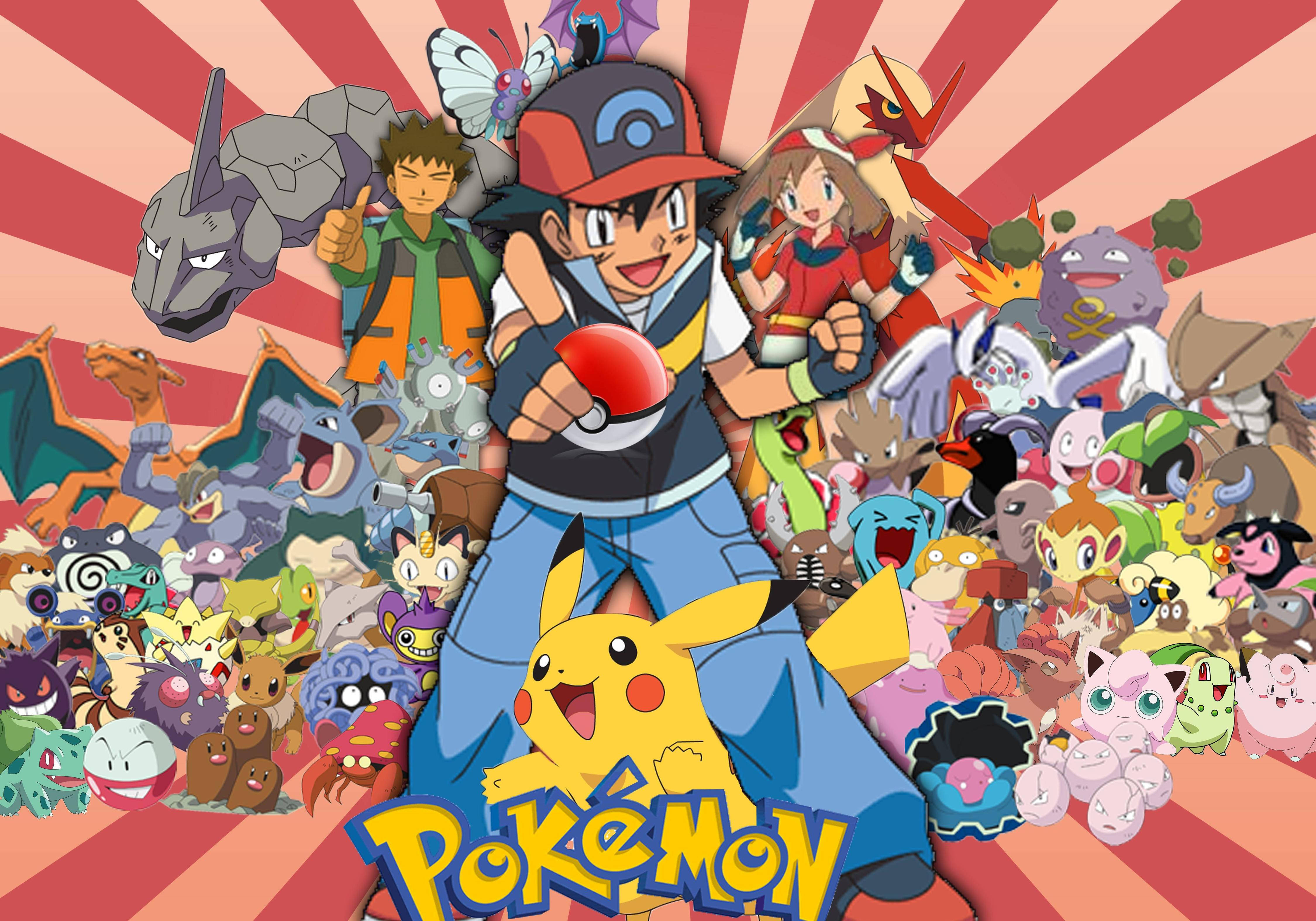 Pokémon-karakterer Bakgrunner
