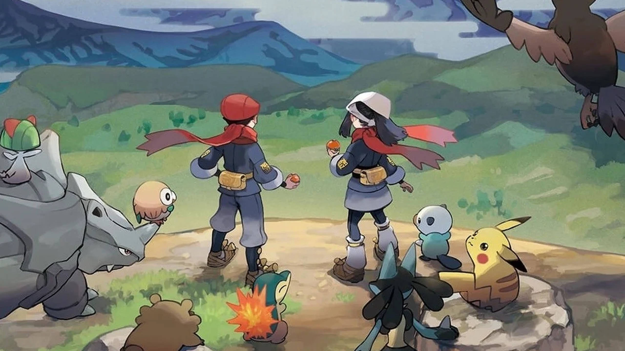 Pokemon Legends Arceus Fjelltopp Bakgrunner