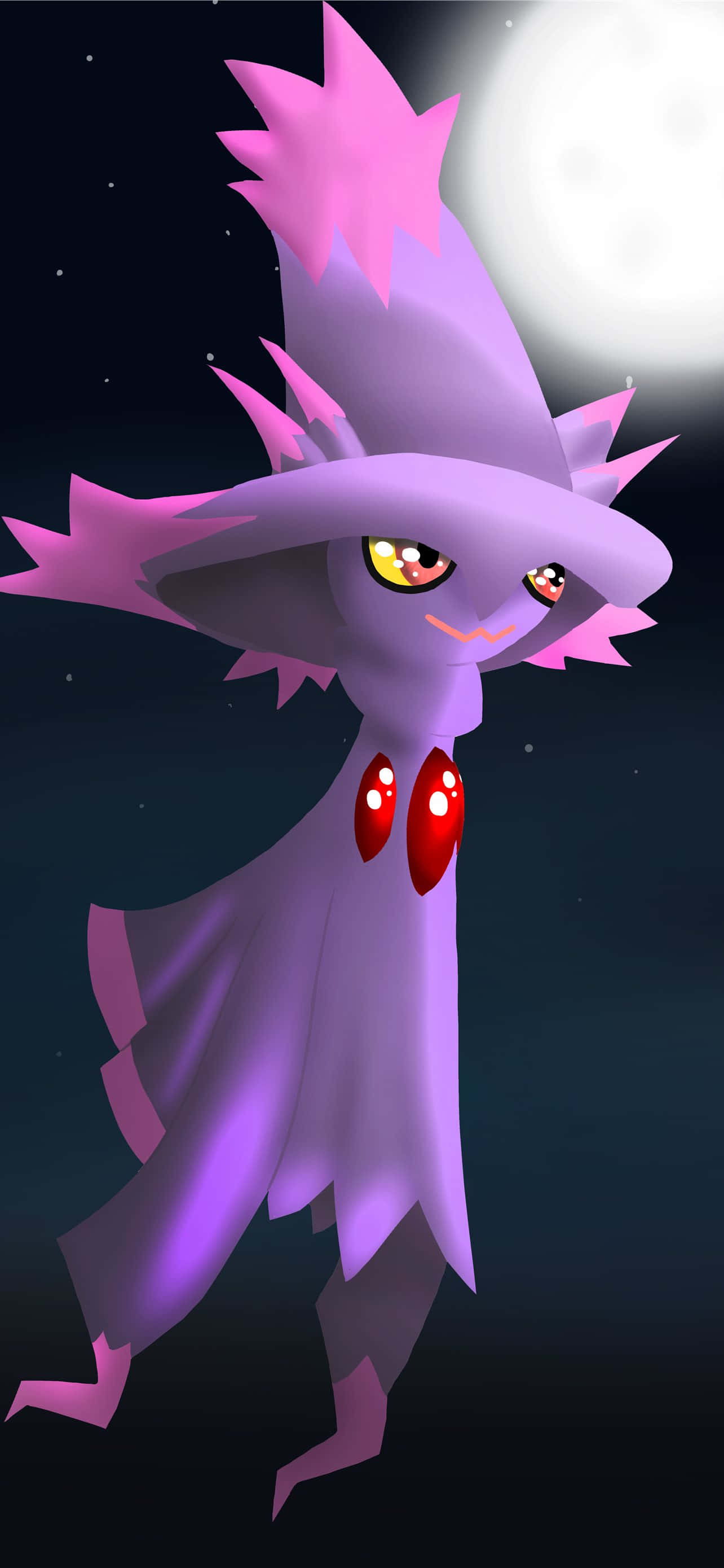 Pokémon Mismagius med strålende måne Bakgrunner