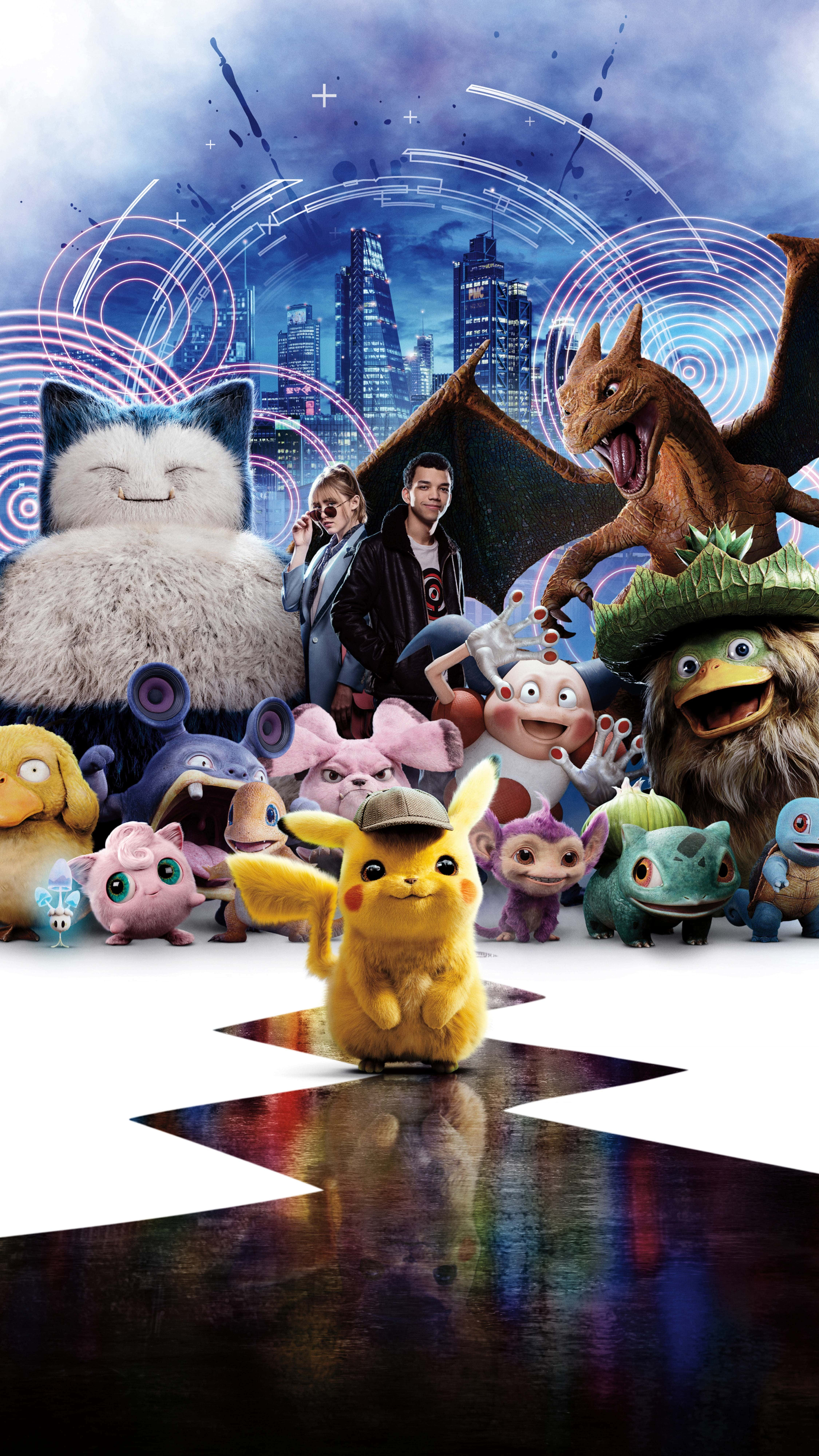 Pokemon PFP Detektiv Pikachu Bakgrunner