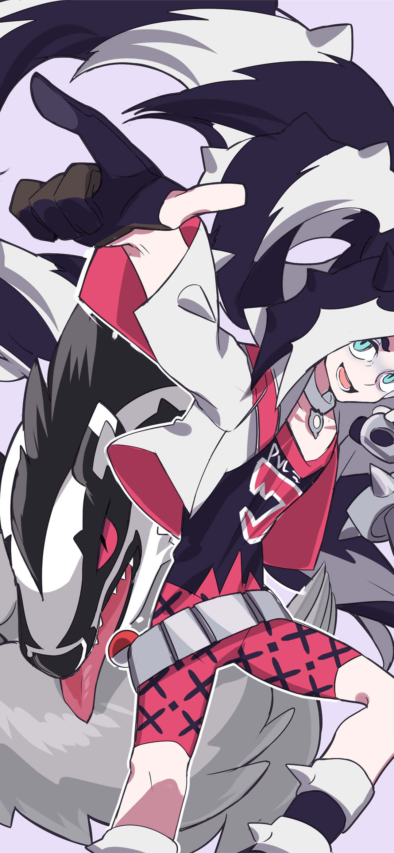 Pokémon-trener Piers og Obstagoon Bakgrunner