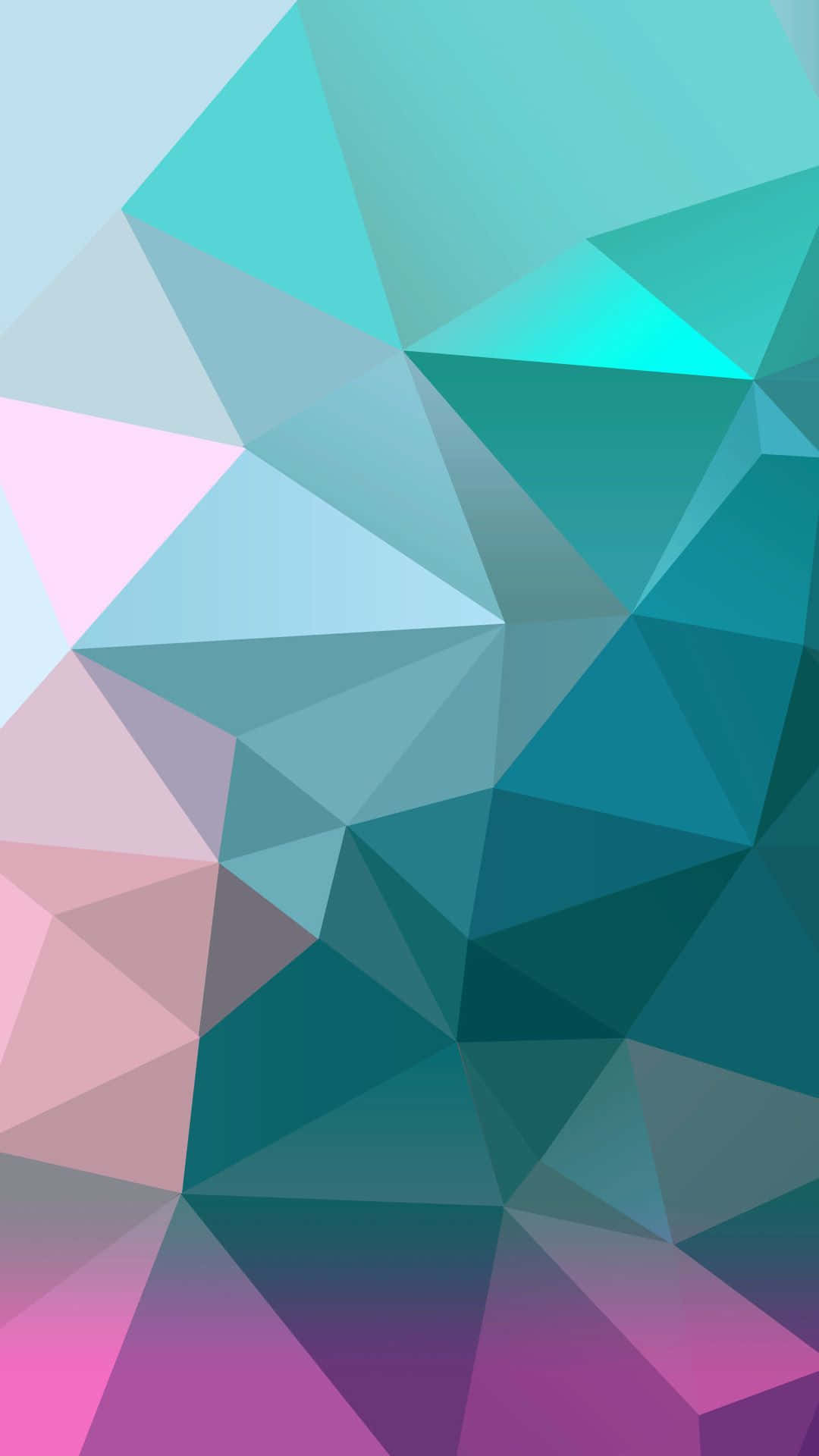 Polygon 3D Illusjon Pastell Bakgrunn Bakgrunner