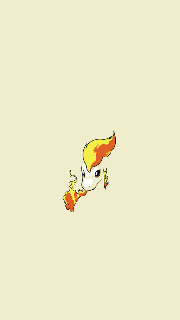 Ponyta Ildfullt Ansikt Pokemon iPhone Bakgrunner