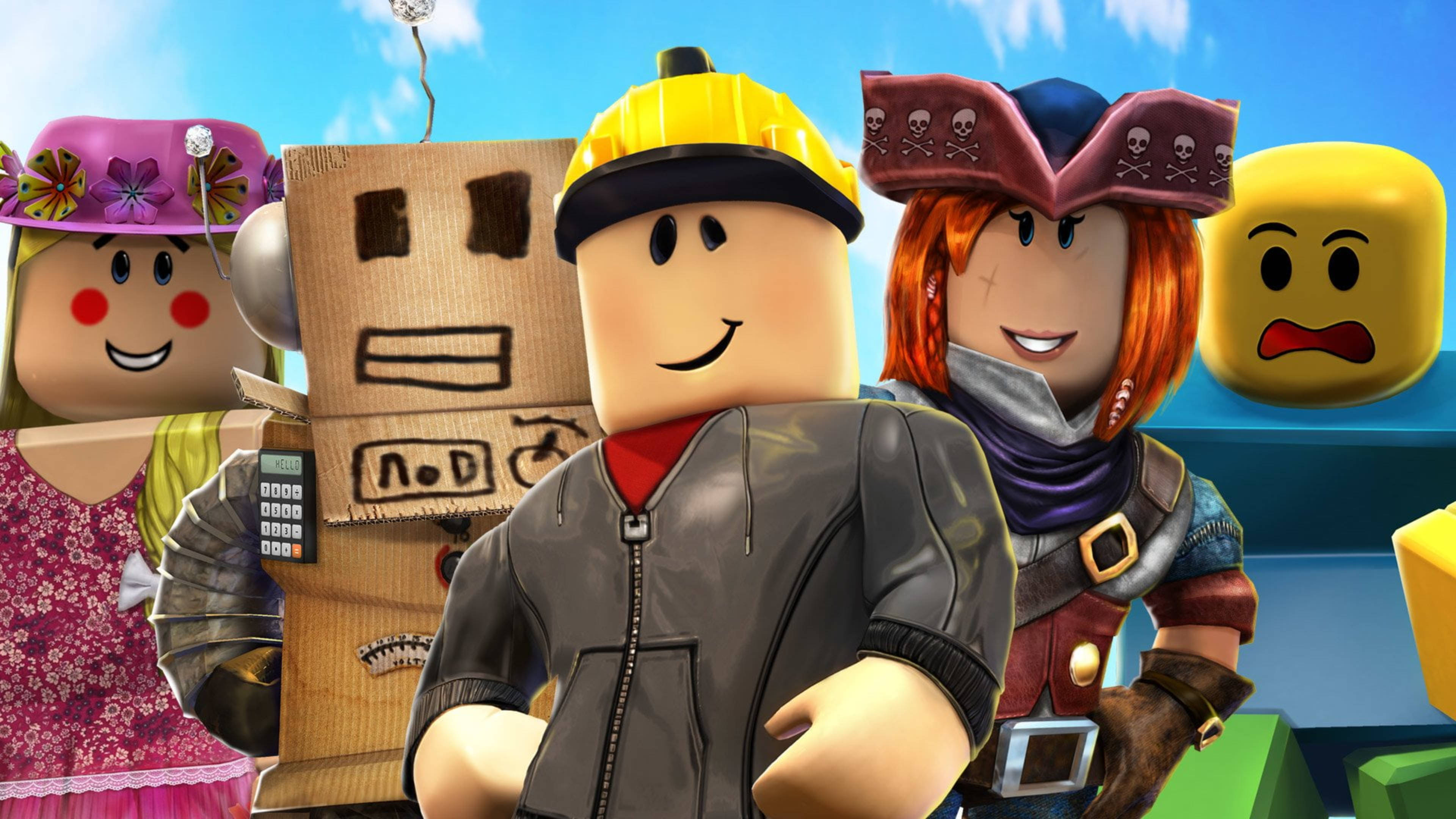 Populære Roblox-karakterer i 4K Bakgrunner