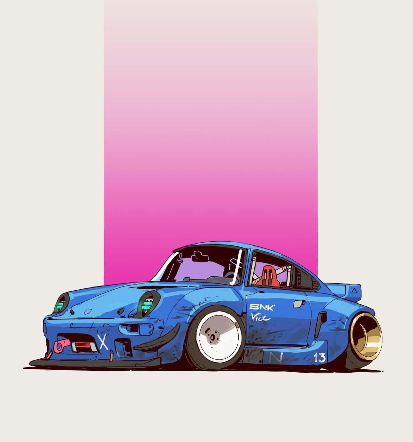 Porsche 911 GT3 RS HD-bakgrunn Bakgrunner