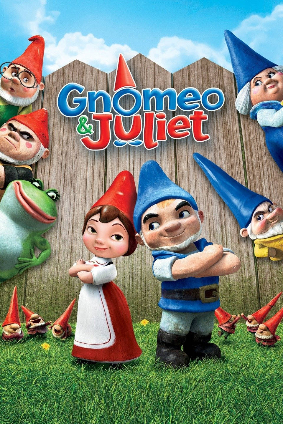 Portrett Gnomeo og Juliet Filmplakat Bakgrunner