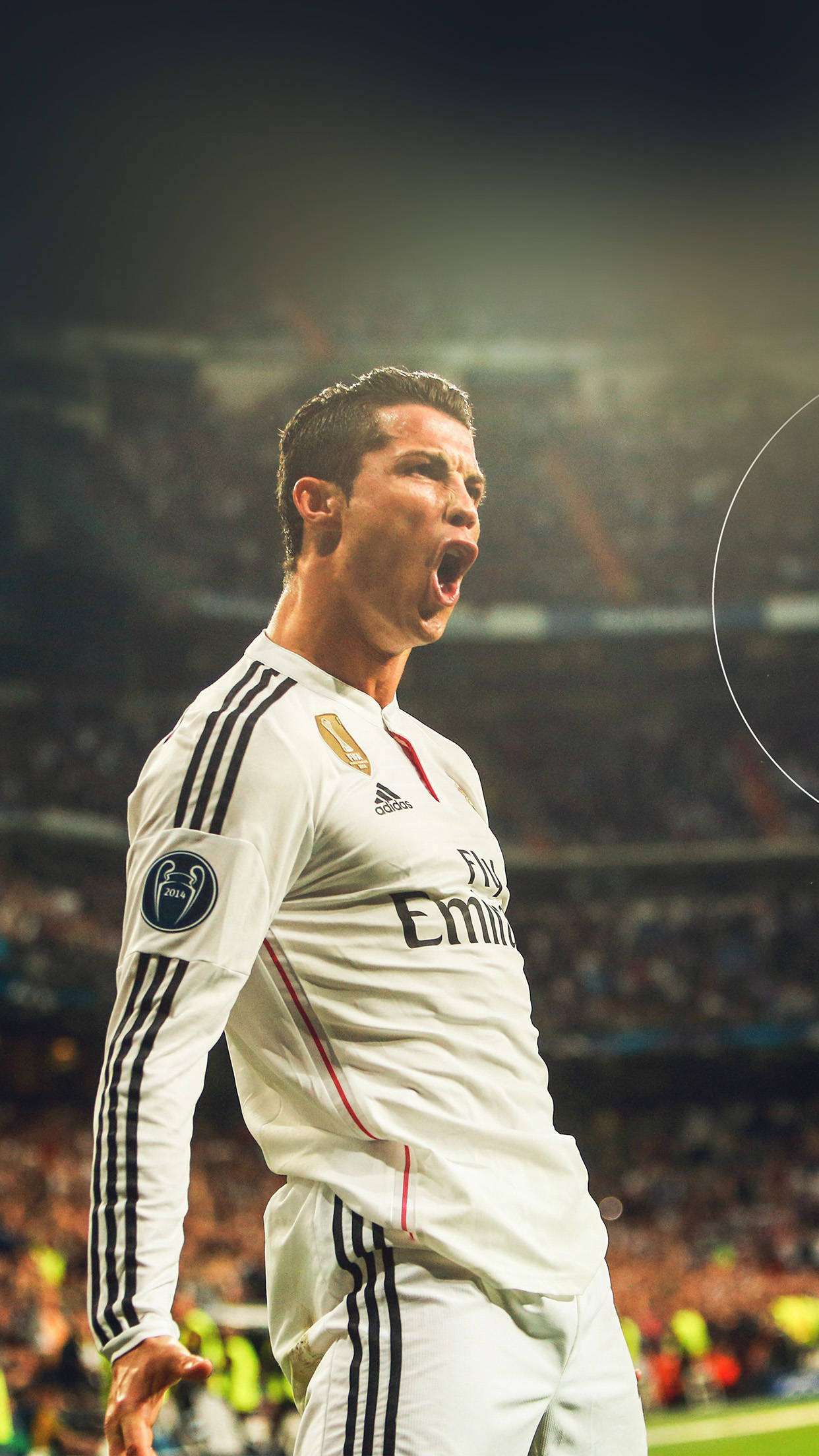 Portugisisk profesjonell fotballspiller Cristiano Ronaldo SIU Sports iPhone Bakgrunner