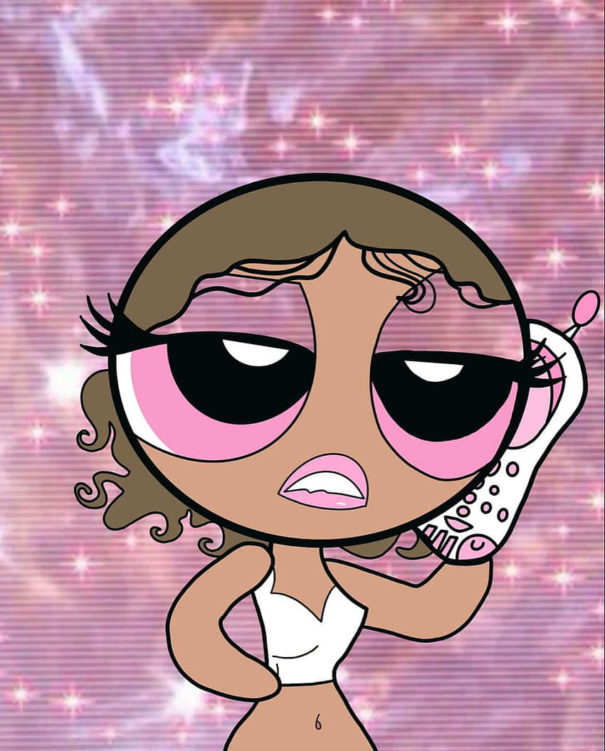 Powerpuff-telefon tegneserie PFP Bakgrunner