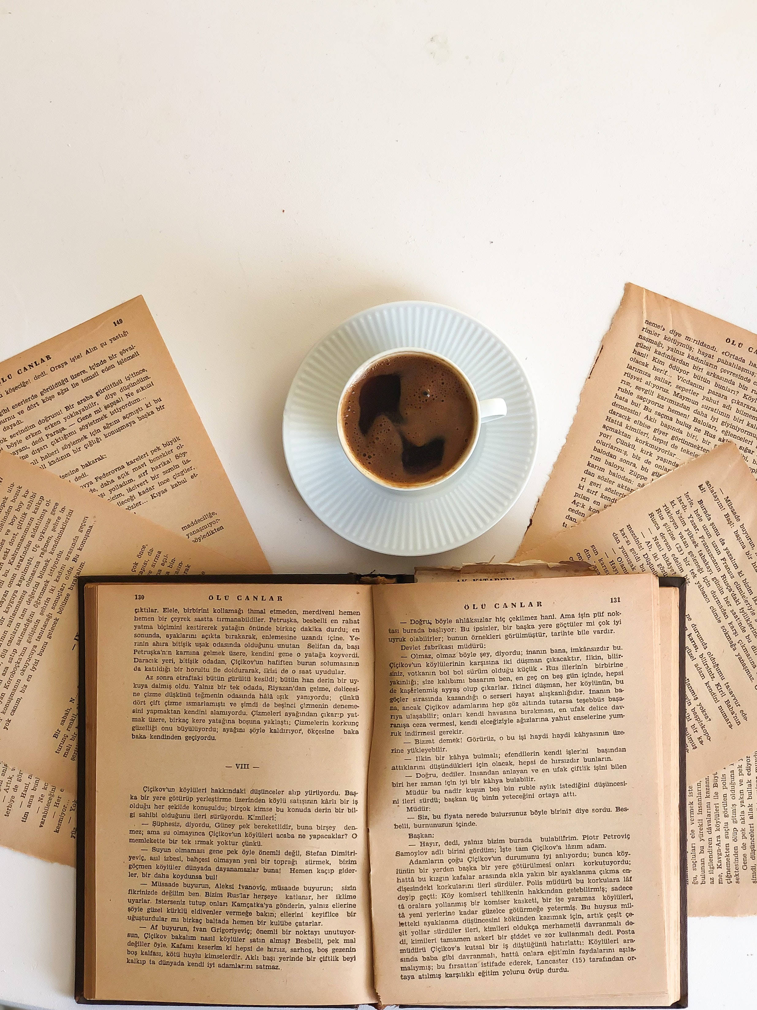 Preppy estetiske kaffesider Bakgrunner