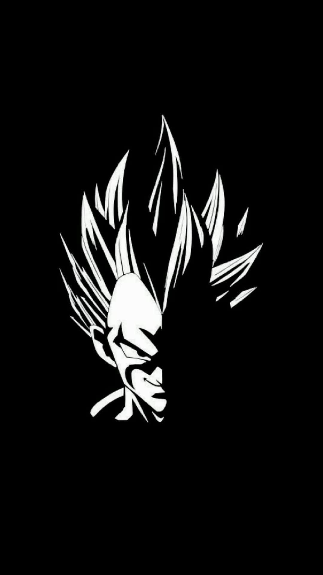 "Prinsen av alle Saiya-jeger, Vegeta, i svart-hvitt" Bakgrunner