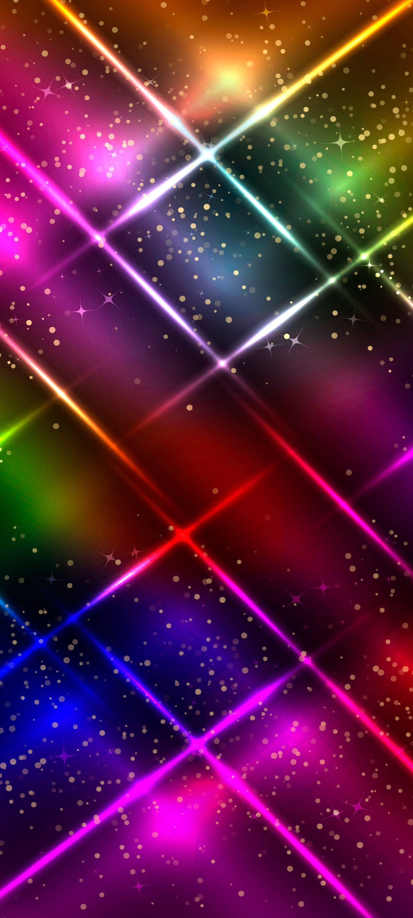 Prismatisk galakse-rom-telefon Bakgrunner