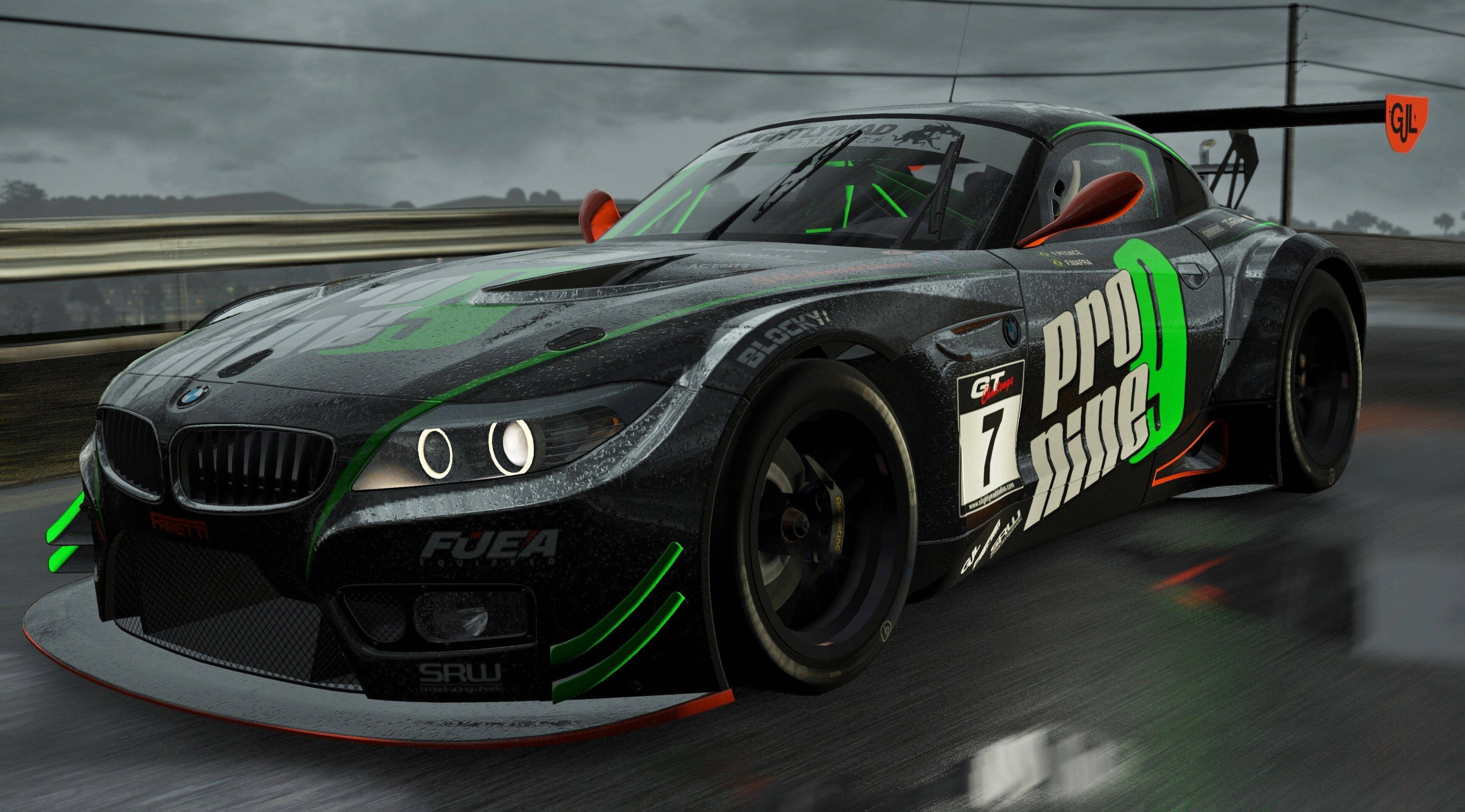 Project Cars 4K Svart Bmw M6 Bakgrunner