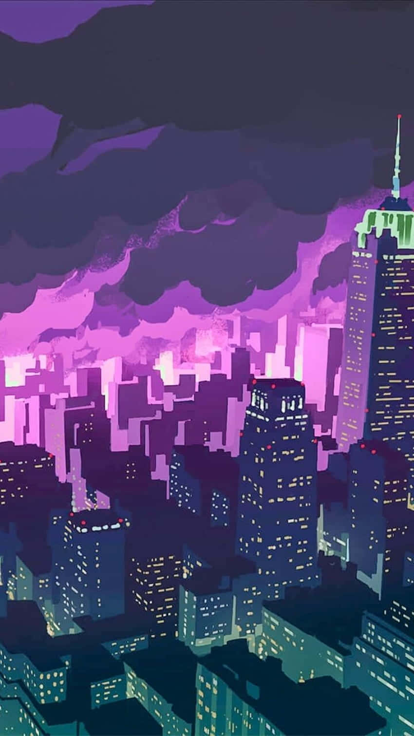 Promare 2019 Film Anime Bygning Bakgrunner