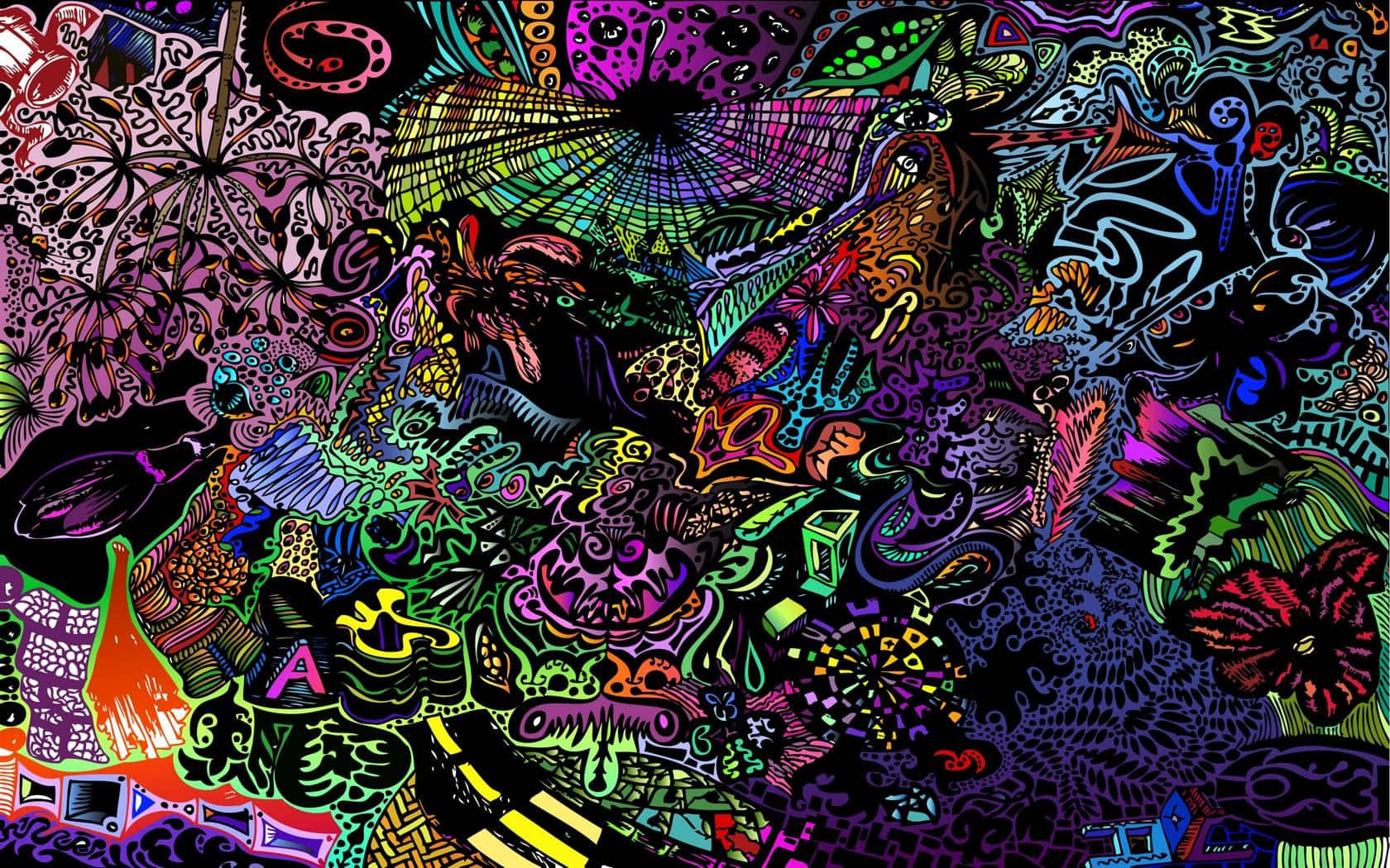 Psykedelisk abstrakt kunst bakgrunnsbilder Bakgrunner