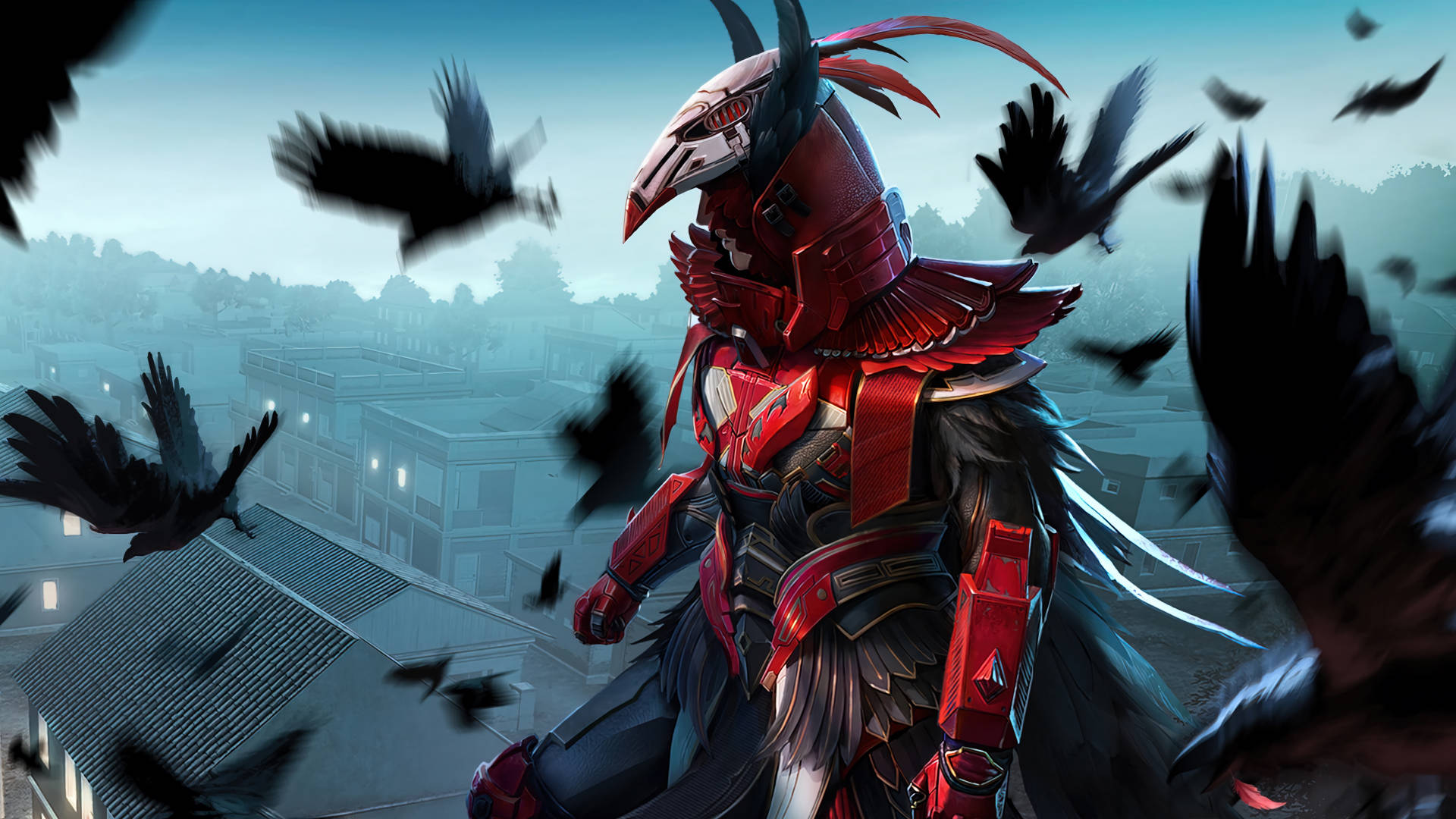 PUBG Blood Raven X-drakt promo — Skrivebords-GIF Bakgrunner