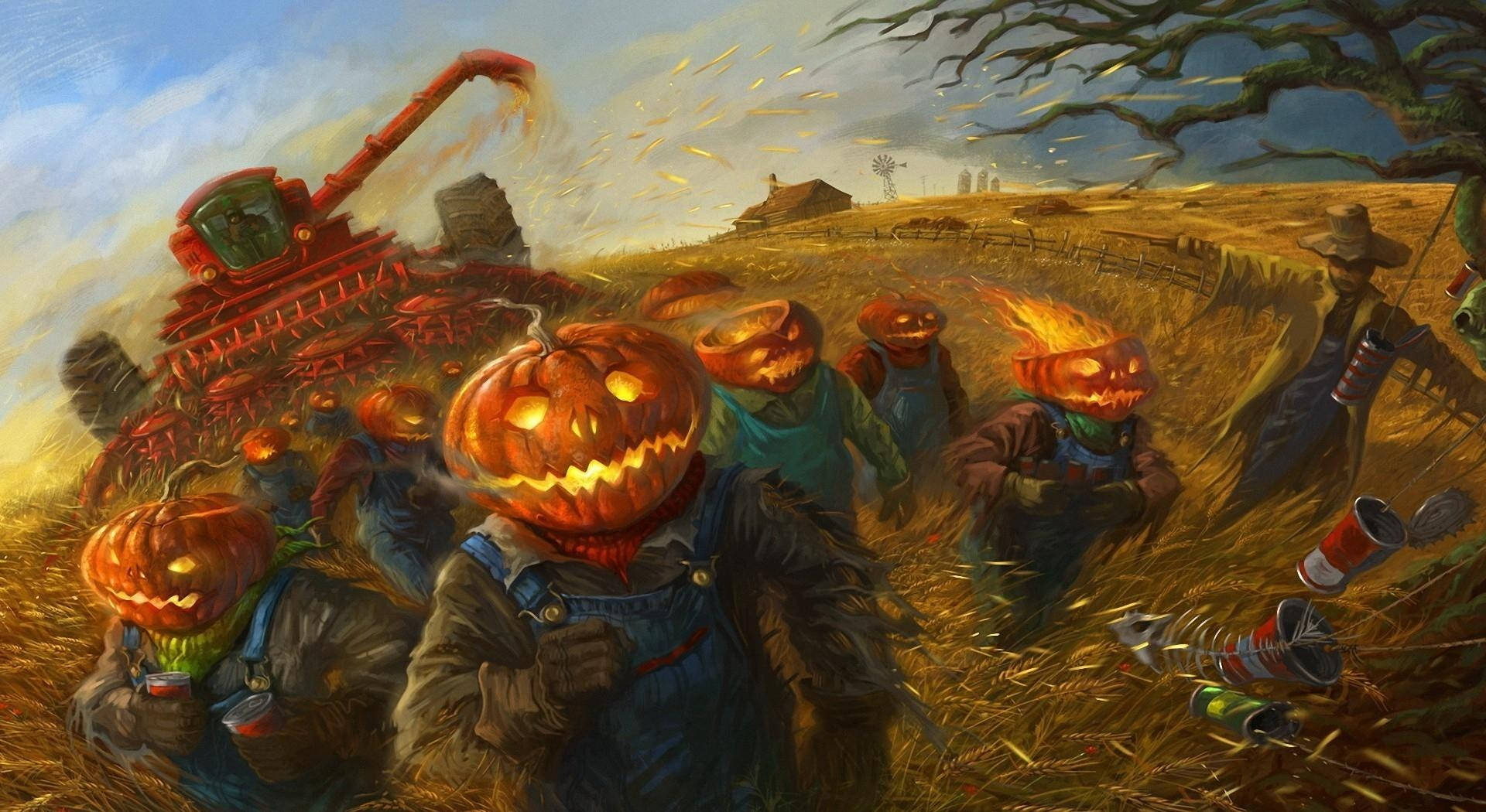 Pumpkins on Run: Den skumleste tiden på året Bakgrunner