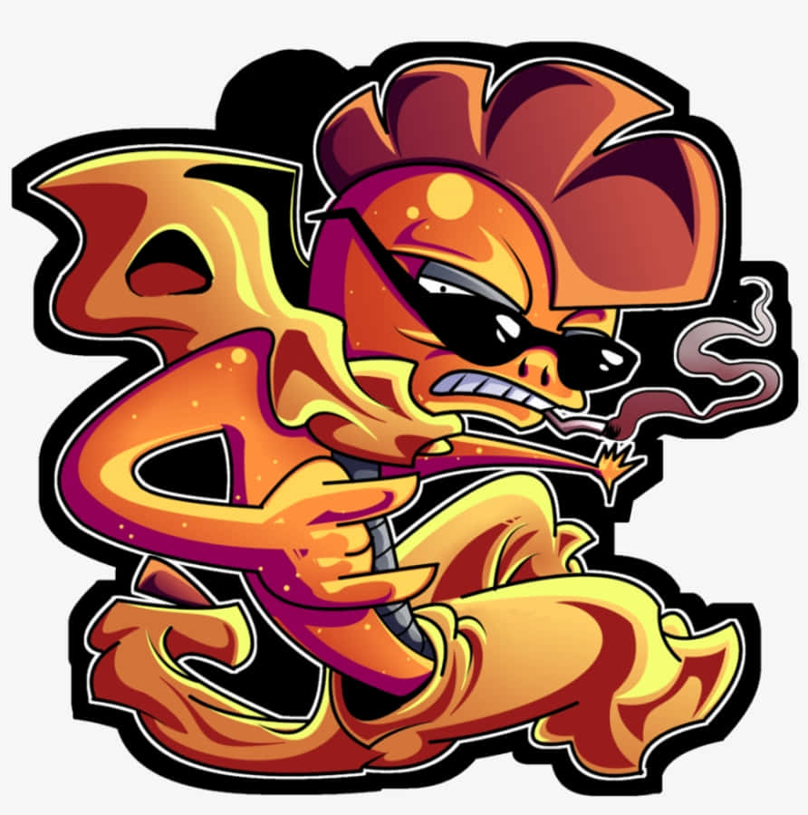 Punk Scrafty-kunst Bakgrunner