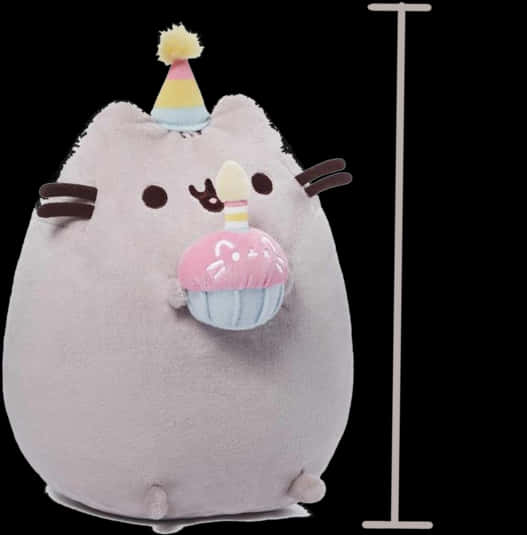 Pusheen feiringsplysjleke Bakgrunner
