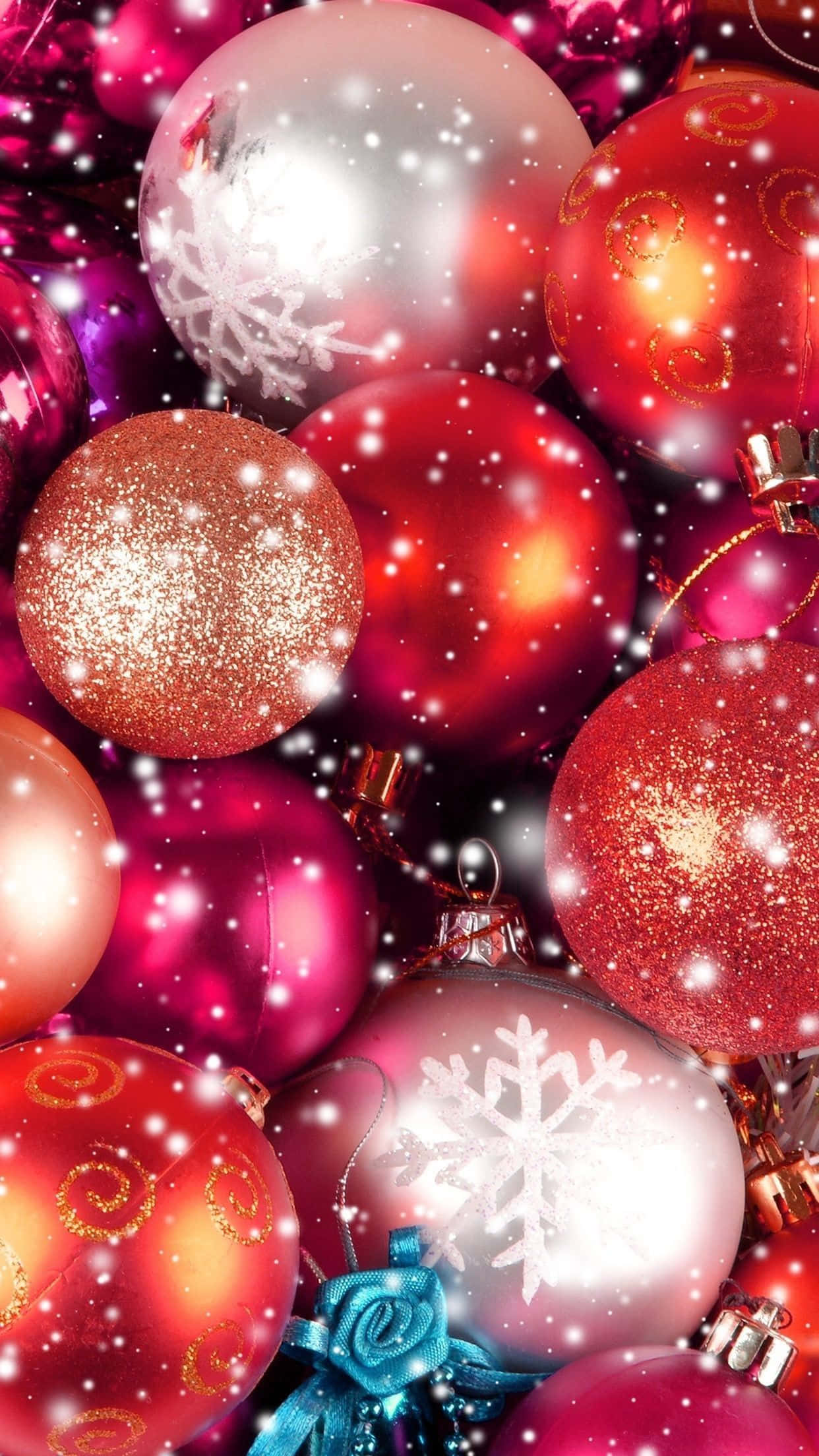 Pynt telefonen din til jul med denne festlige julebakgrunnen! Bakgrunner