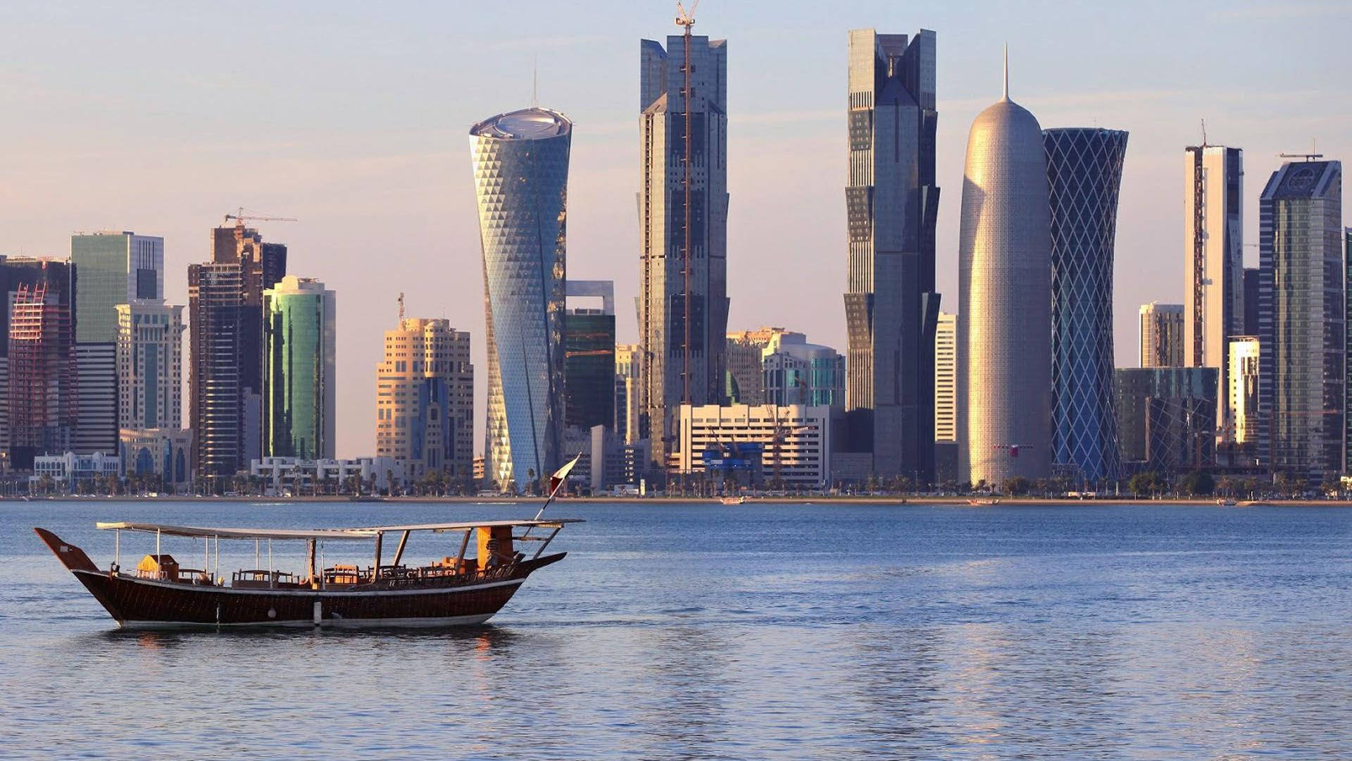 Qatars delikate skyskraperdesign Bakgrunner