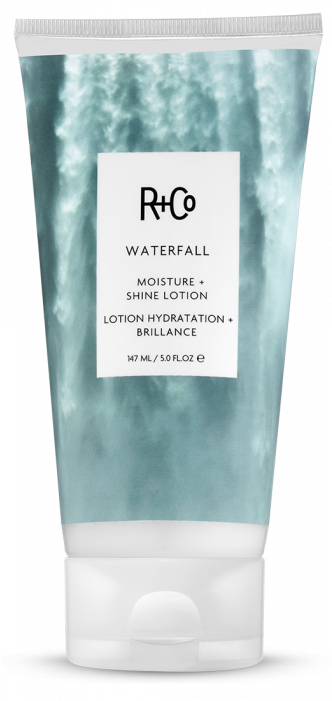 R+ Co Waterfall Moisture Shine Lotion Bakgrunner