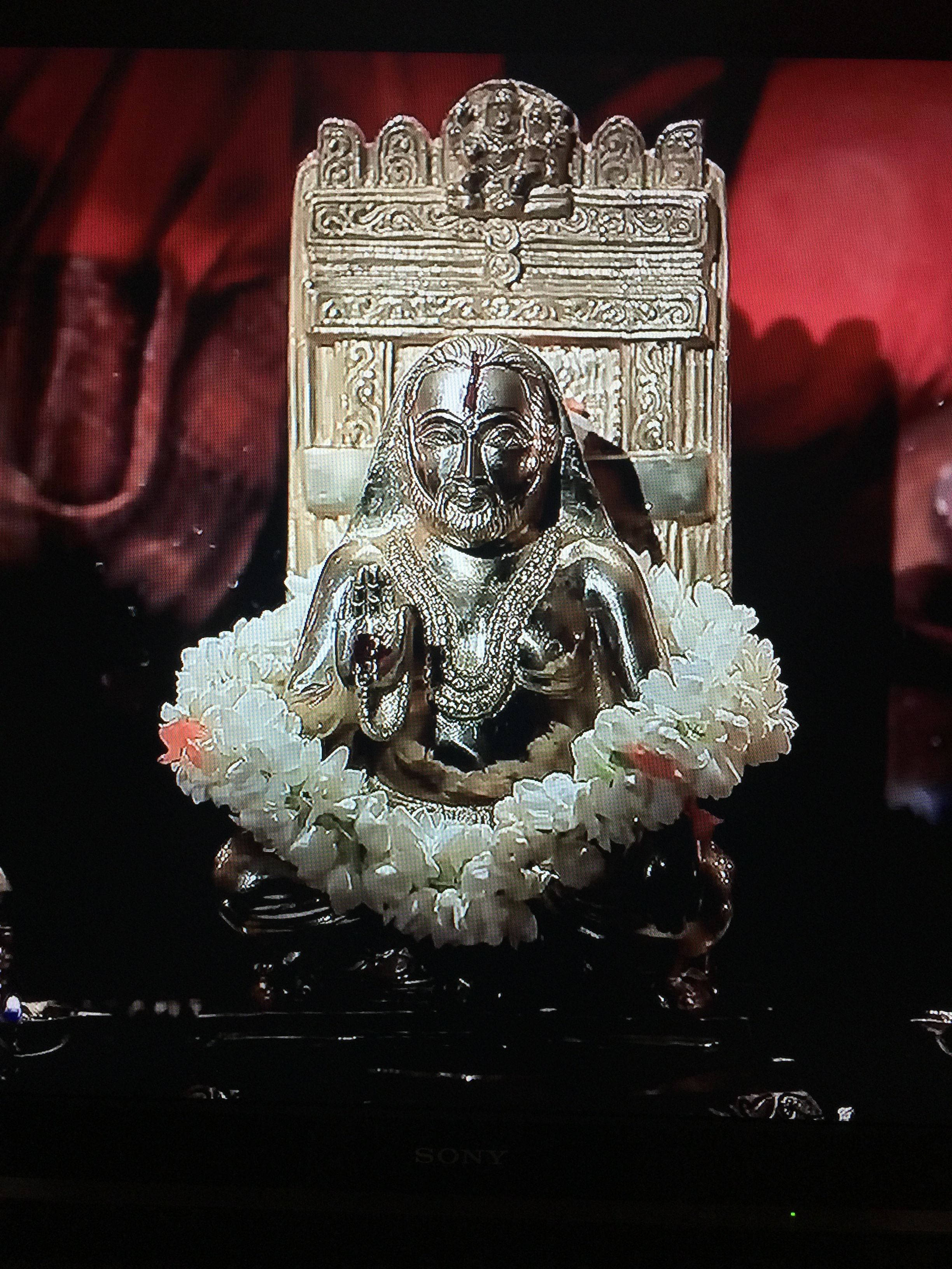 Raghavendra Sølv Estetisk Statue Bakgrunner