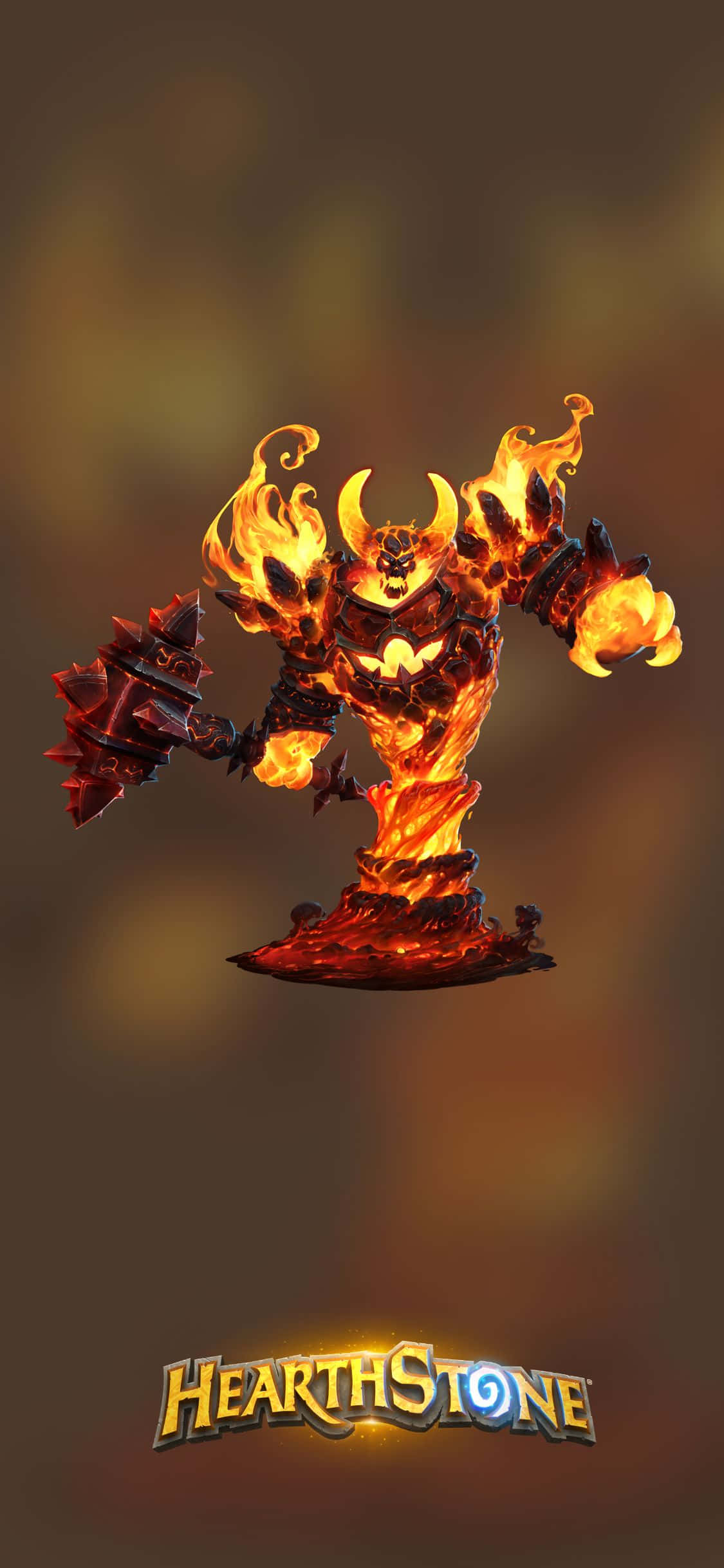 Ragnaros the Firelord iPhone XS Hearthstone Bakgrunn Bakgrunner