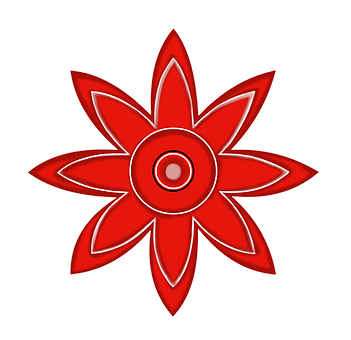 Rød abstrakt blomstergrafikk Bakgrunner