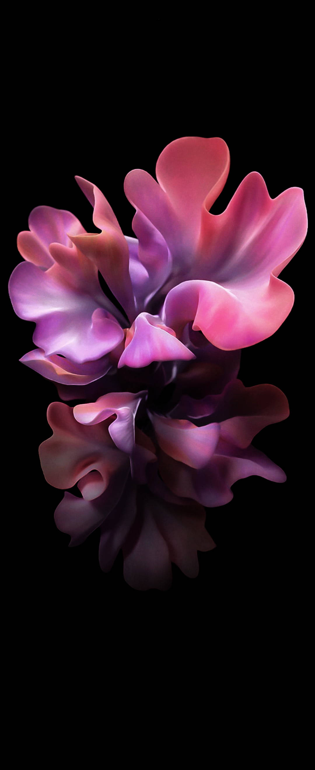 Rød Blomst Kunst For Samsung S20 FE Bakgrunner