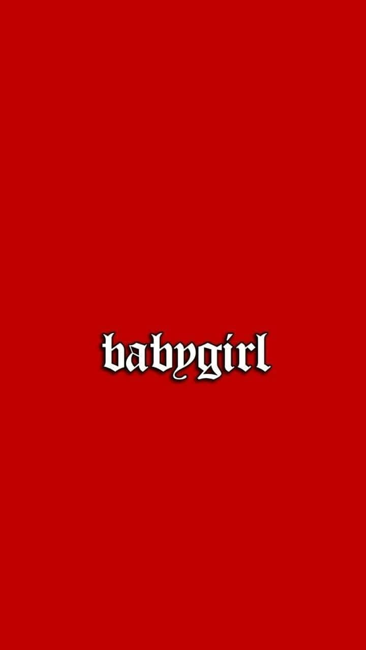 Rød estetisk Tumblr babygirl Bakgrunner