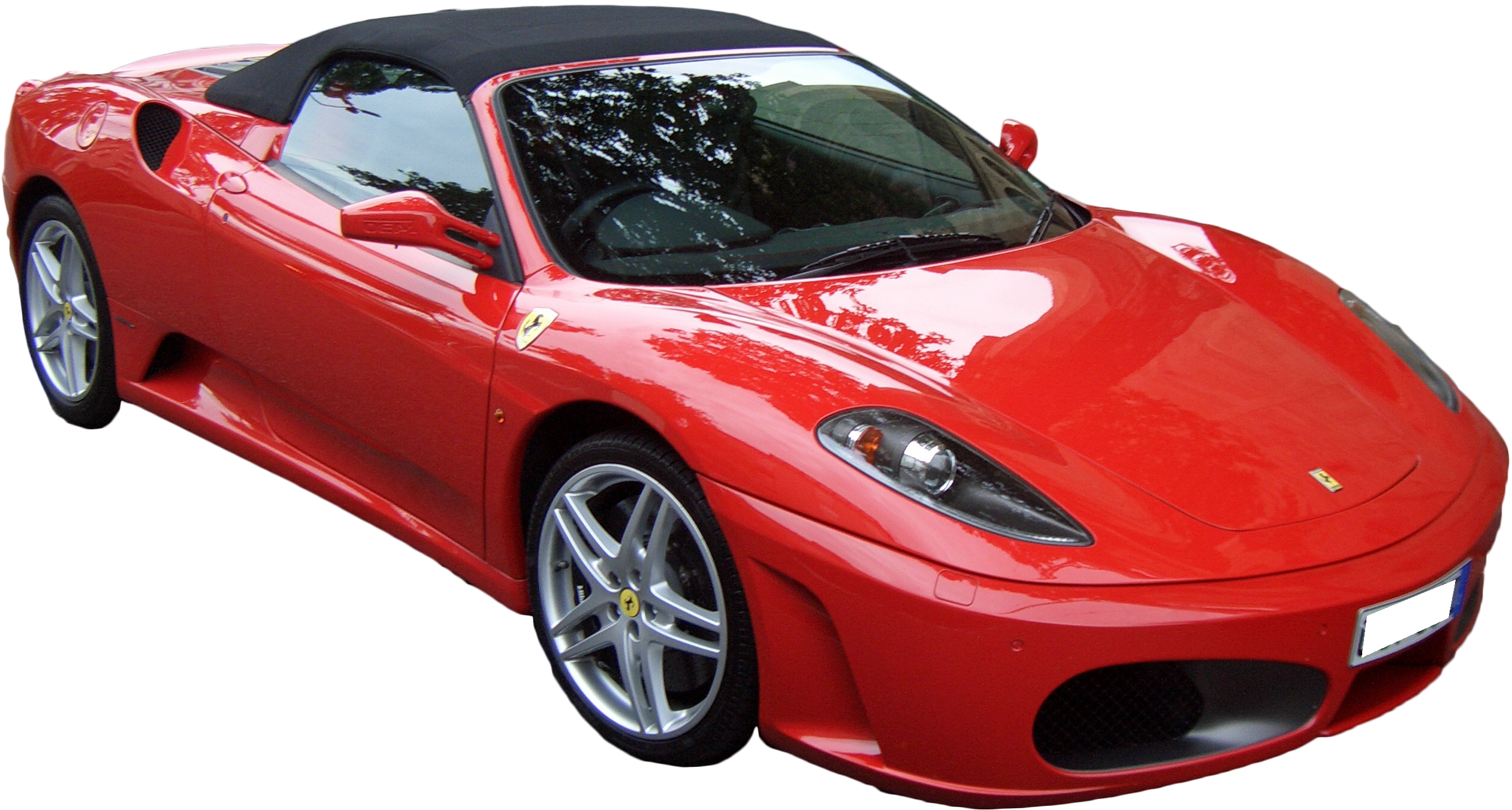 Rød Ferrari F430 Spider Cabriolet Bakgrunner
