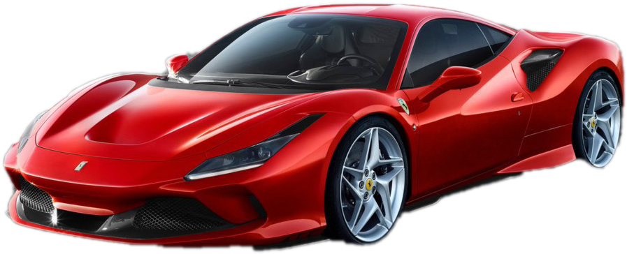 Rød Ferrari Superbil i profil Bakgrunner