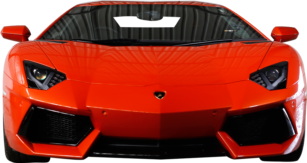 Rød Lamborghini Aventador forfra Bakgrunner