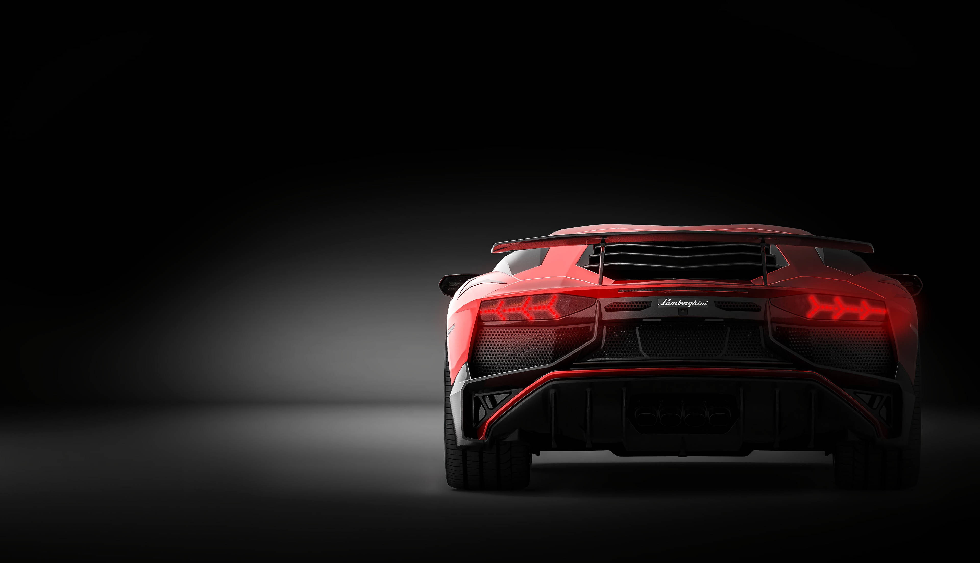 Rød Lamborghini Aventador LP 700-4 Bakgrunner