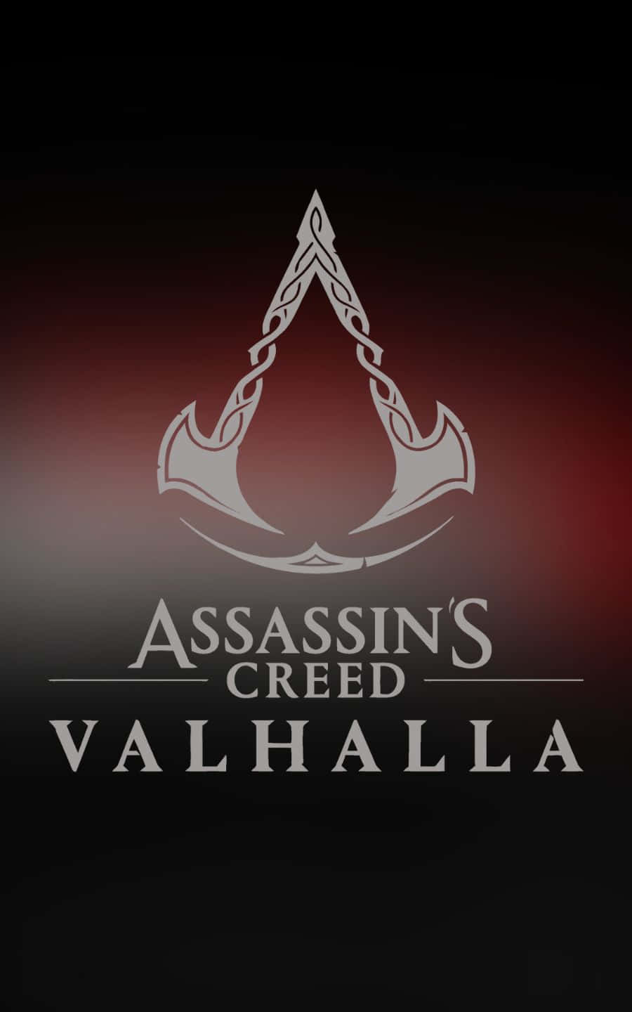 Rød og Svart 1440p Assassin's Creed Valhalla Bakgrunn Bakgrunner