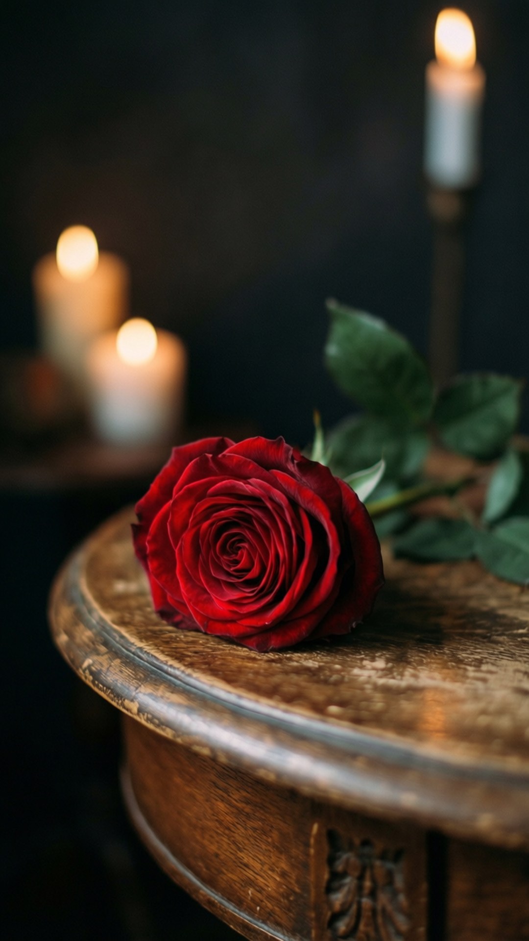 Rød Rose Vintage Bakgrunner